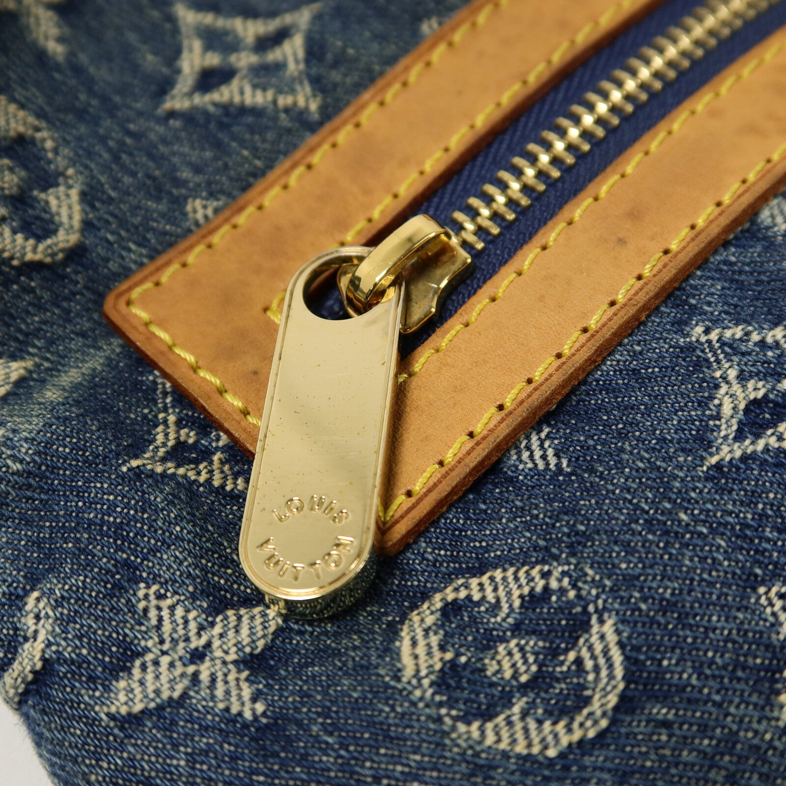 LOUIS VUITTON Monogram Denim Buggy GM肩背袋