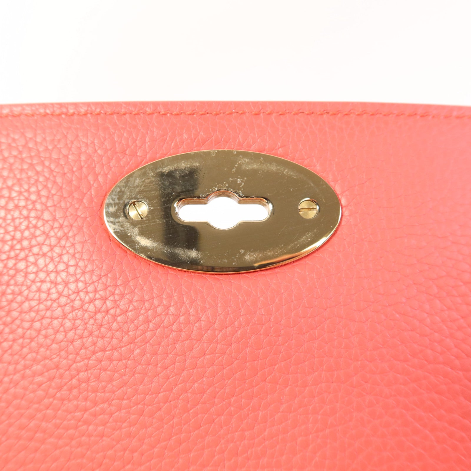 MULBERRY 牛皮皮革Chain Shoulder Bag金扣鏈帶肩背袋