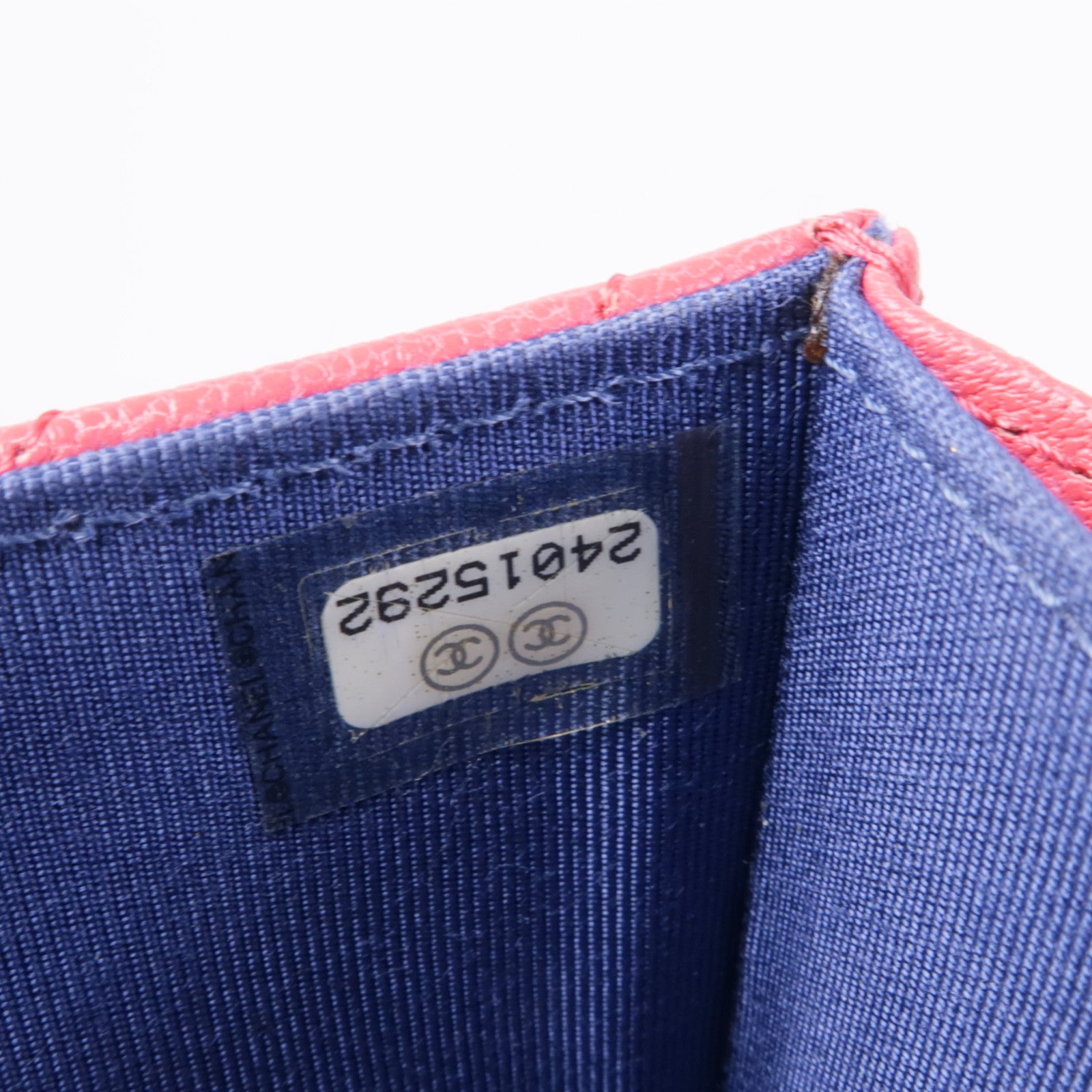 CHANEL 牛皮皮革2.55 Card Case金扣卡片套