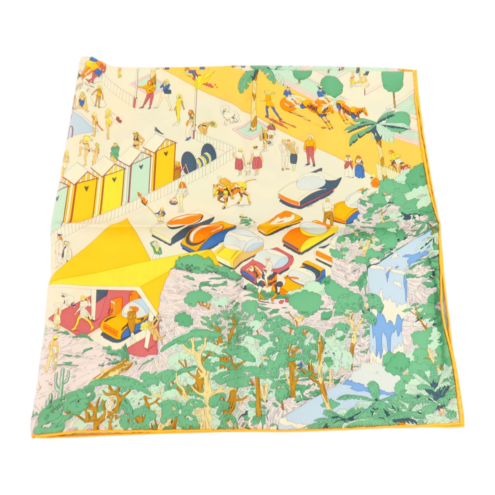 HERMES 絲質Scarf 90x90cm絲巾