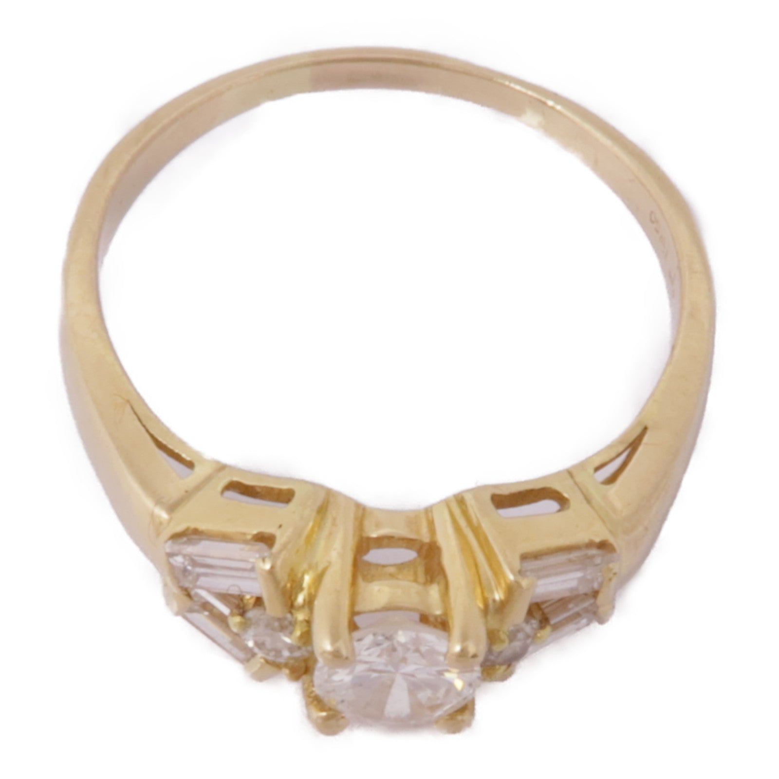 JEWELRY 18K黃金Diamond Ring鑽石戒指US#5.75