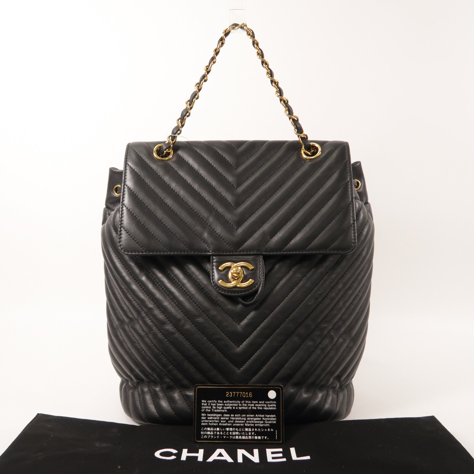 CHANEL 羊皮皮革Urban Spirit Backpack背包