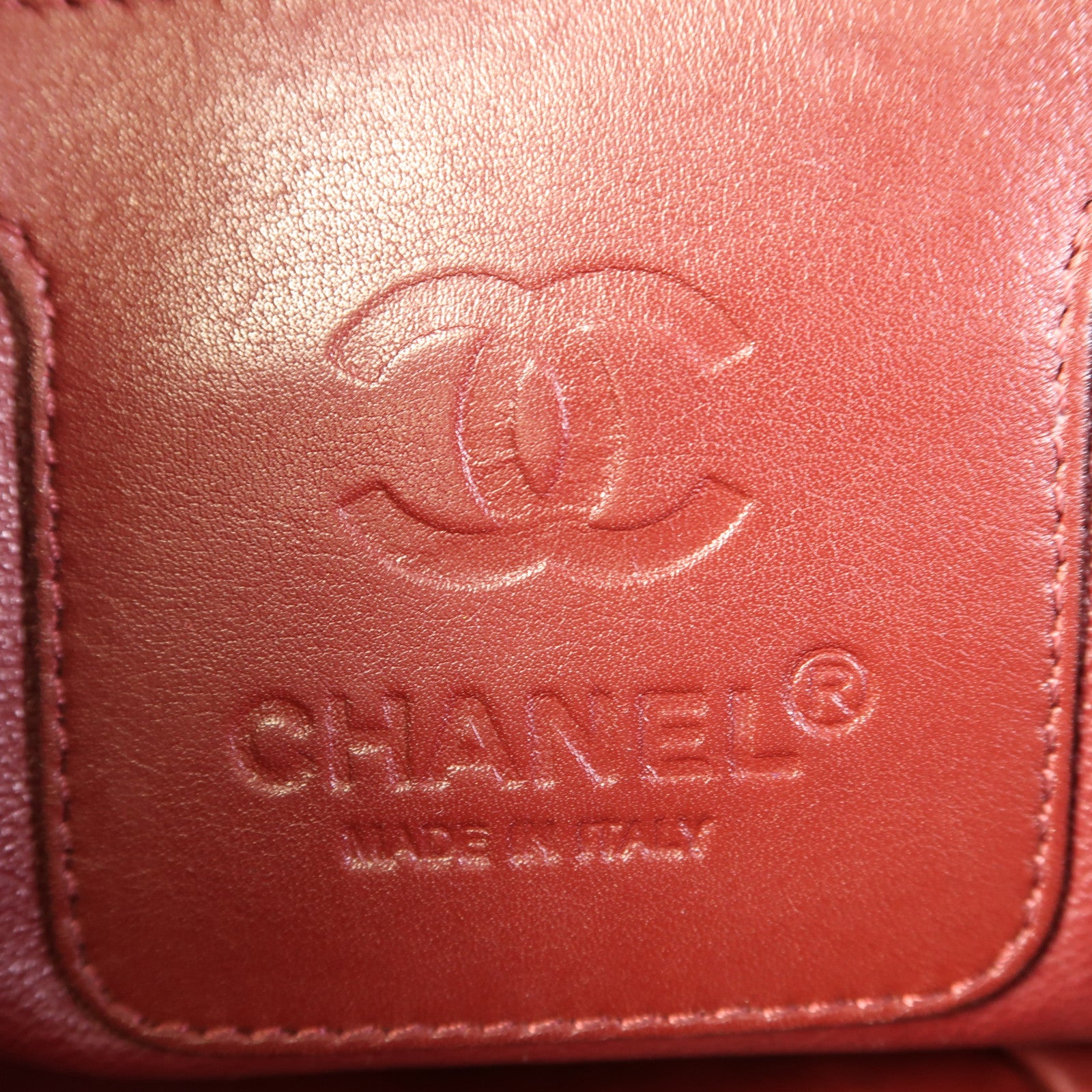 CHANEL 牛皮皮革CoCo Cocoon銀扣手挽袋