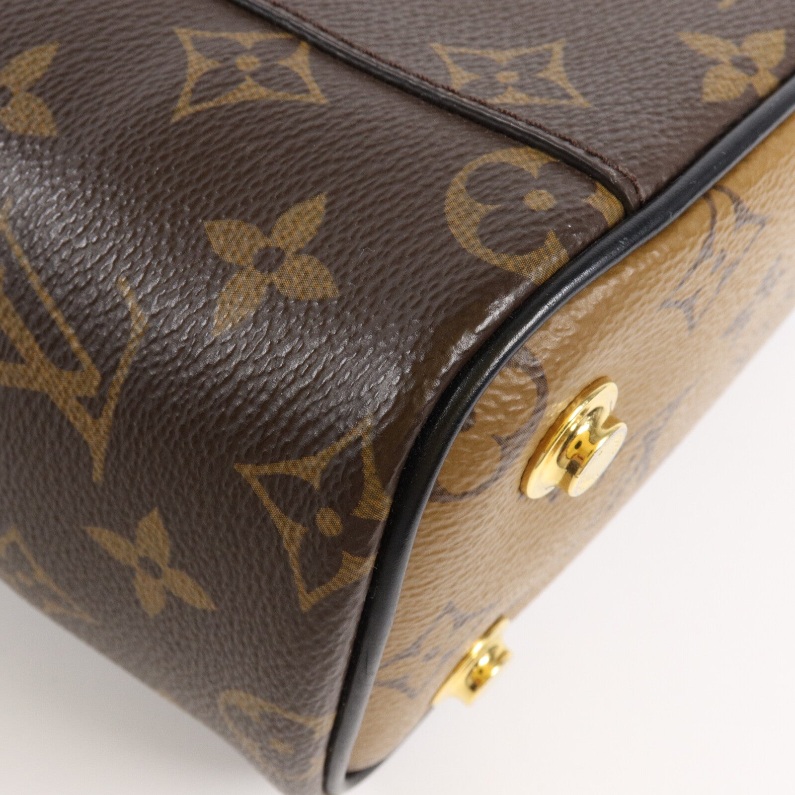 LOUIS VUITTON Monogram/Monogram Reverse Vanity PM手挽肩背兩用袋