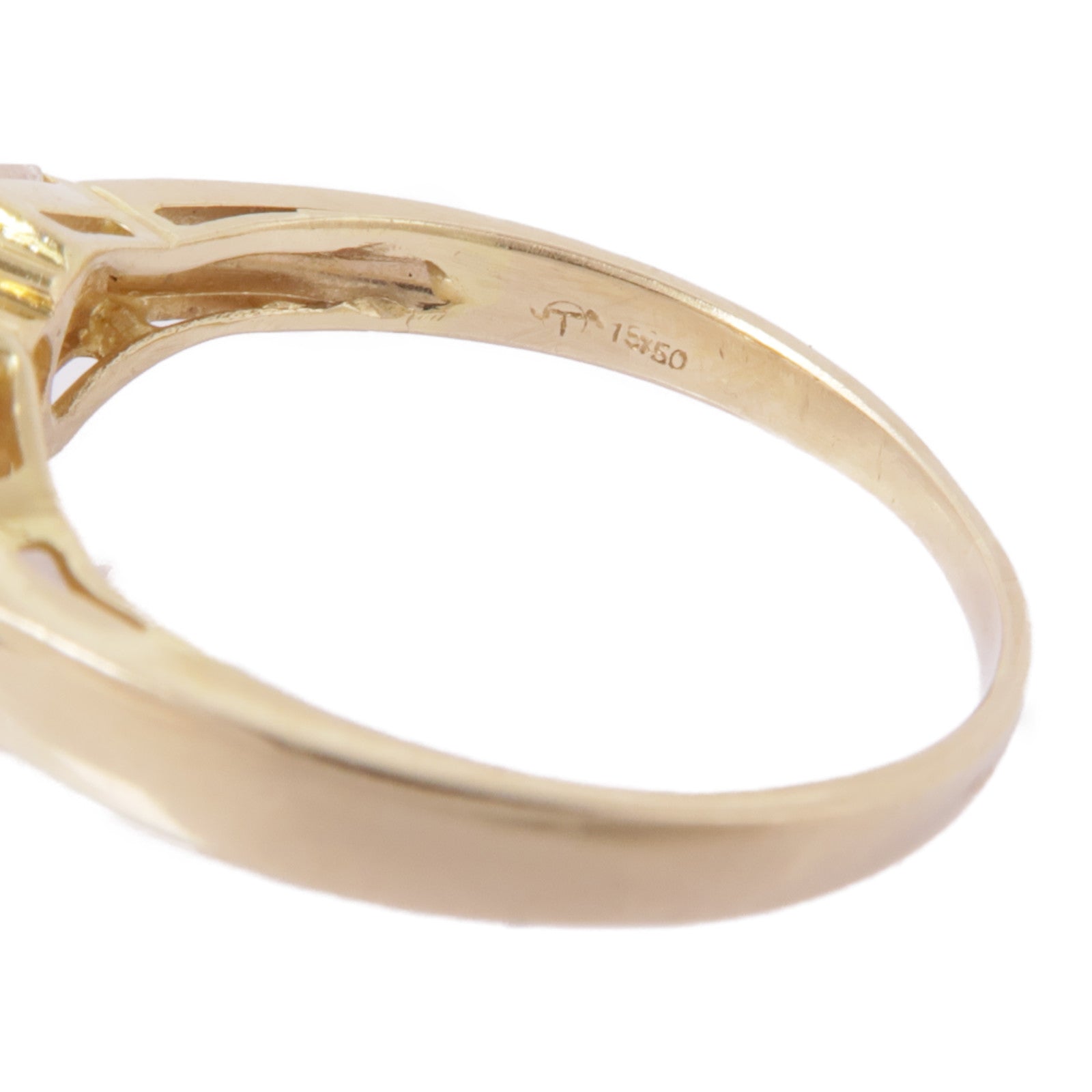 JEWELRY 18K黃金Diamond Ring鑽石戒指US#5.75