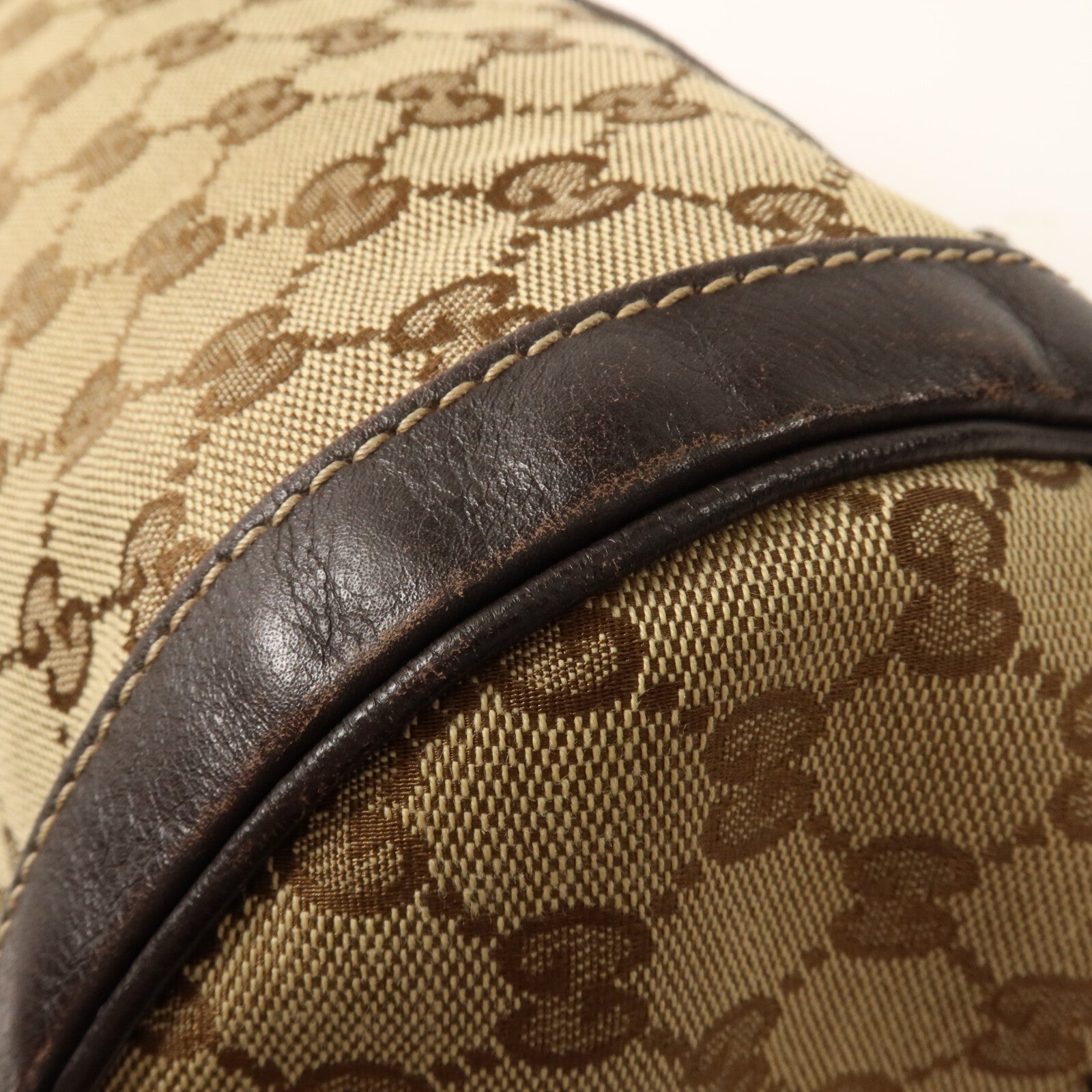 GUCCI 帆布Trophy Boston Bag手挽袋