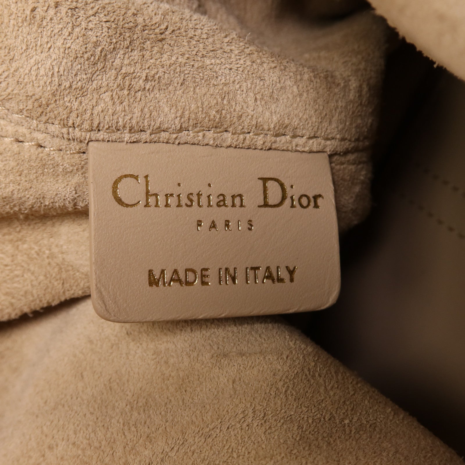 Dior 牛皮皮革Toujours Medium金扣手挽袋