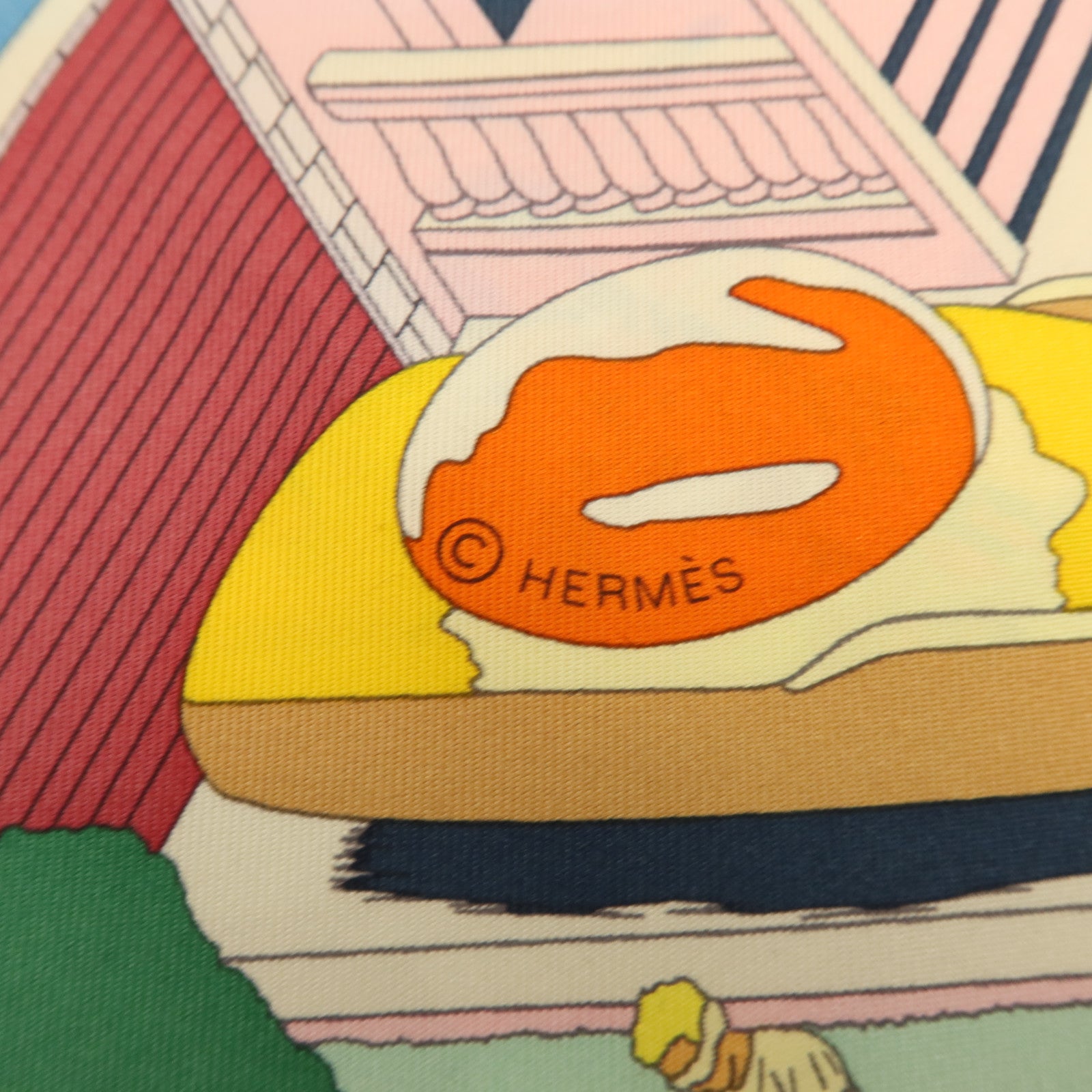 HERMES 絲質Scarf 90x90cm絲巾