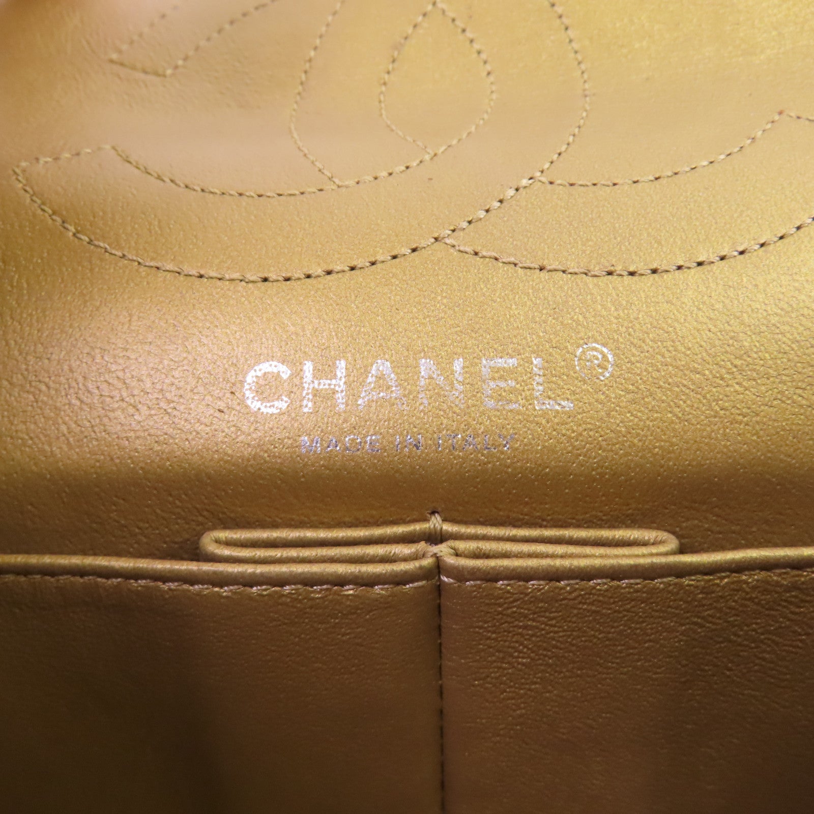 CHANEL 牛皮皮革2.55 Small銀扣鏈帶肩背袋