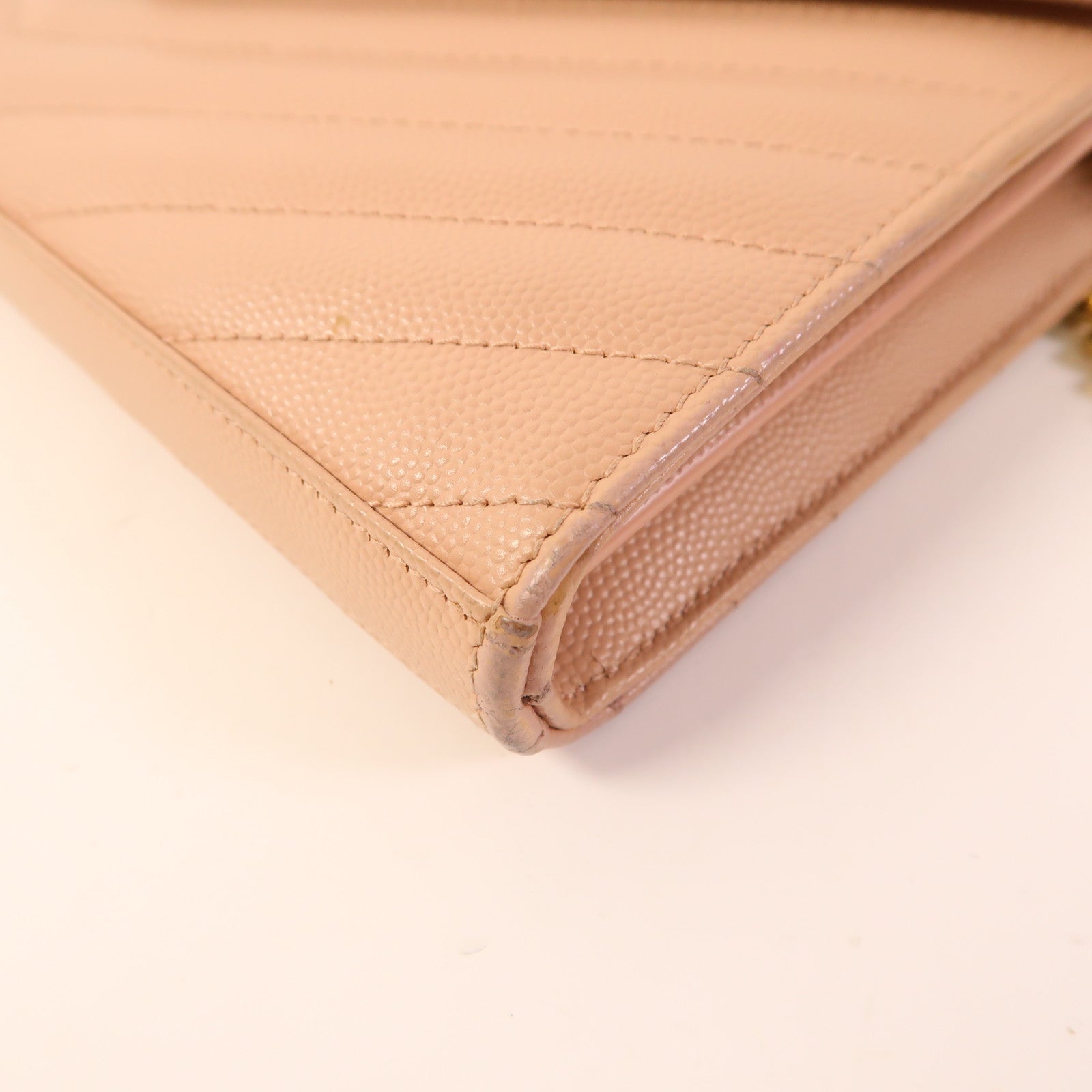 SAINT LAURENT 牛皮皮革Cassandra Classic金扣鏈帶肩背袋