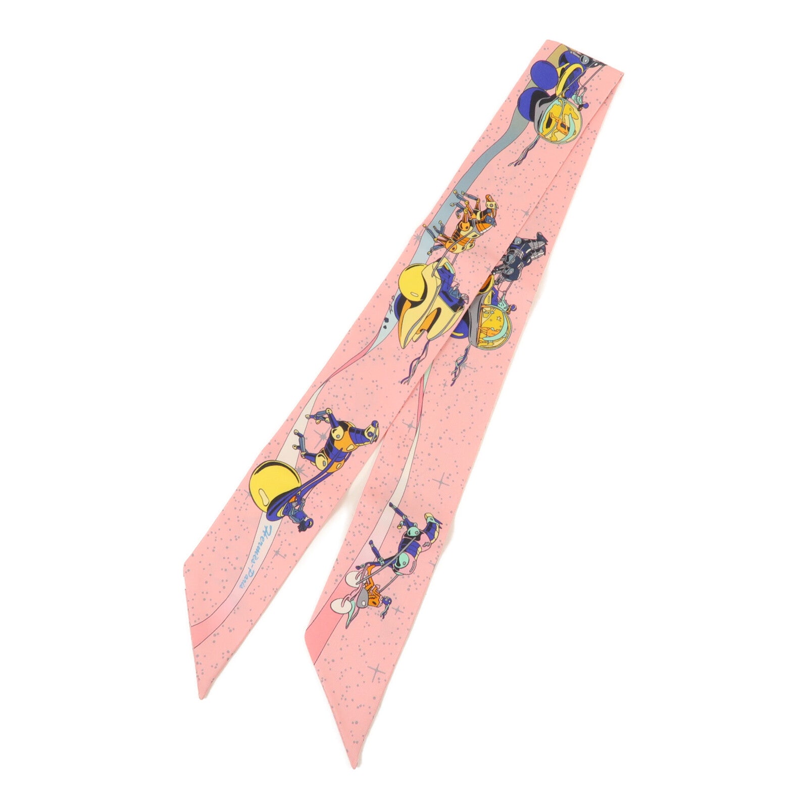 HERMES 絲質Twilly絲巾