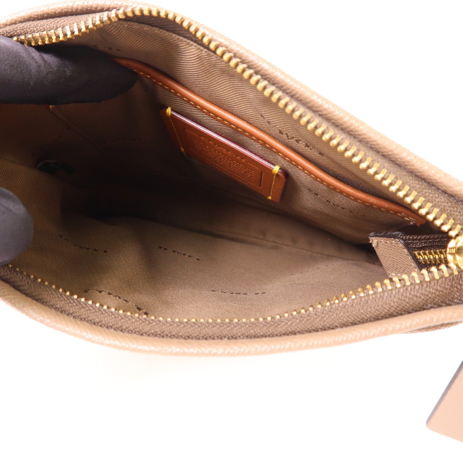 COACH 皮革Shoulder Bag金扣肩背袋