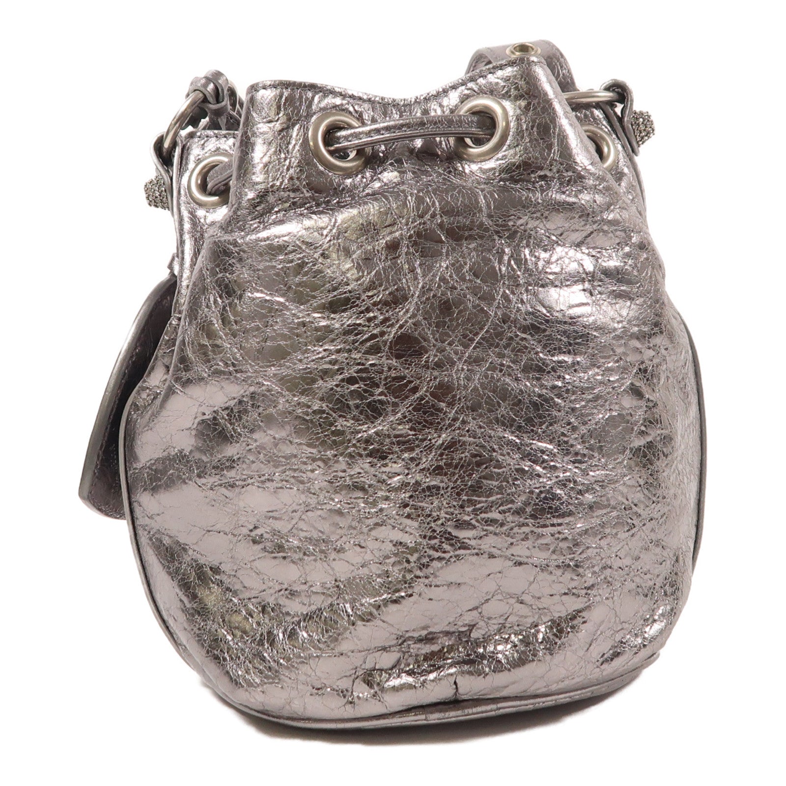 BALENCIAGA 牛皮皮革Le Cagole Xs Bucket銀扣肩背袋