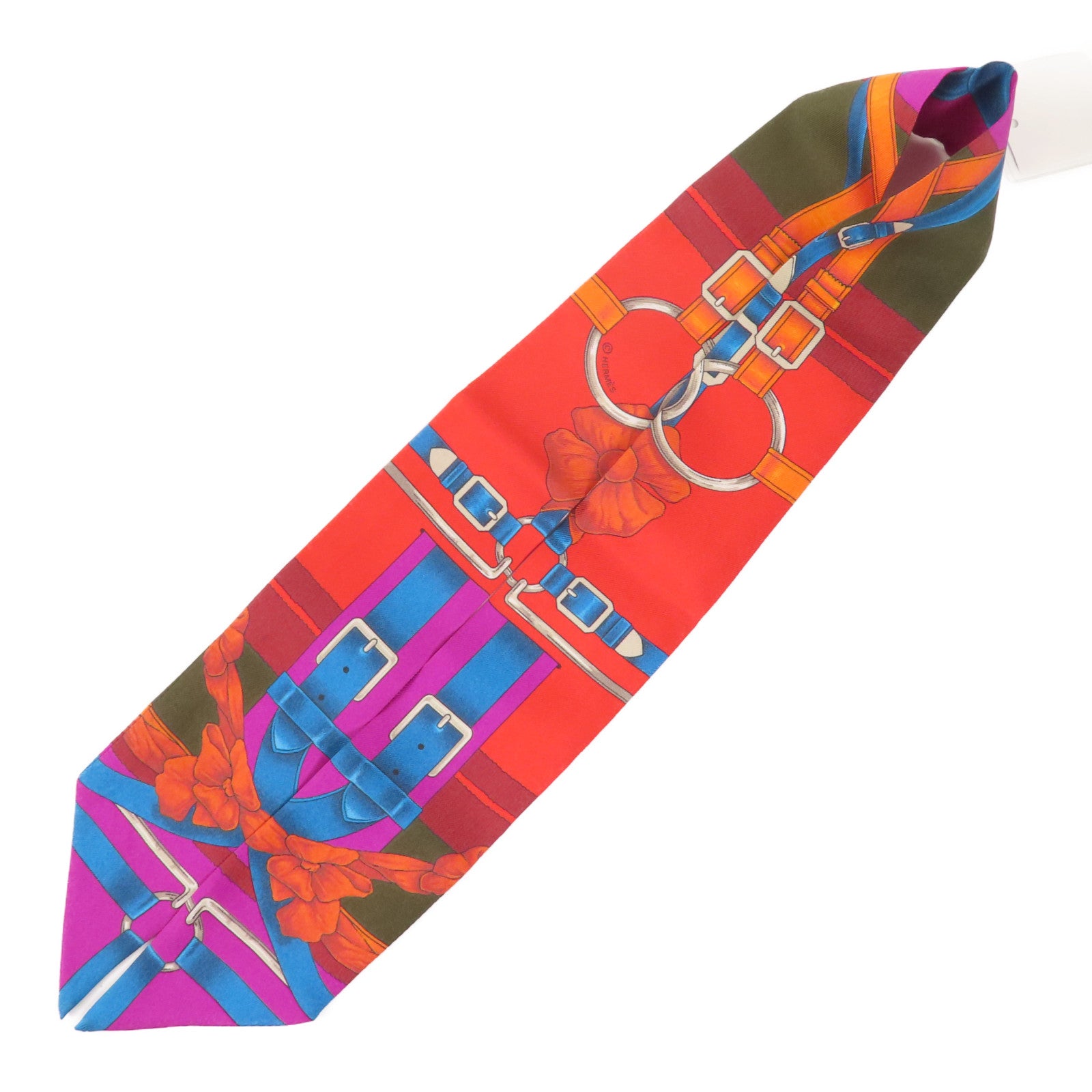 HERMES 絲質Twilly絲巾