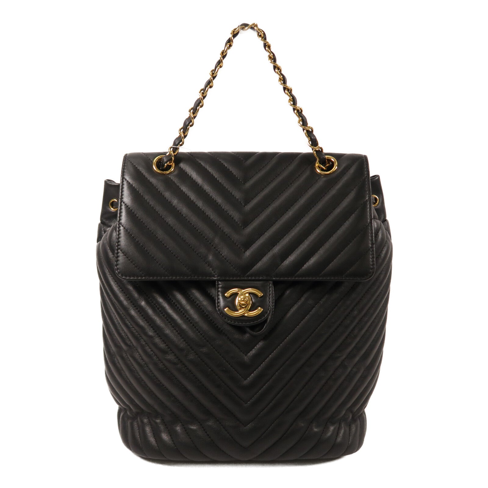 CHANEL 羊皮皮革Urban Spirit Backpack背包