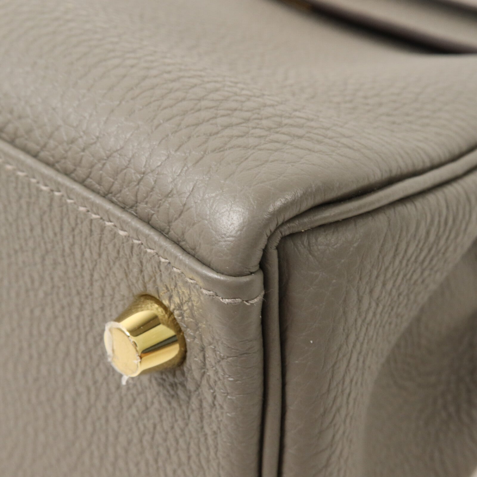 HERMES Togo皮革Kelly 25手挽肩背兩用袋Gris Meyer