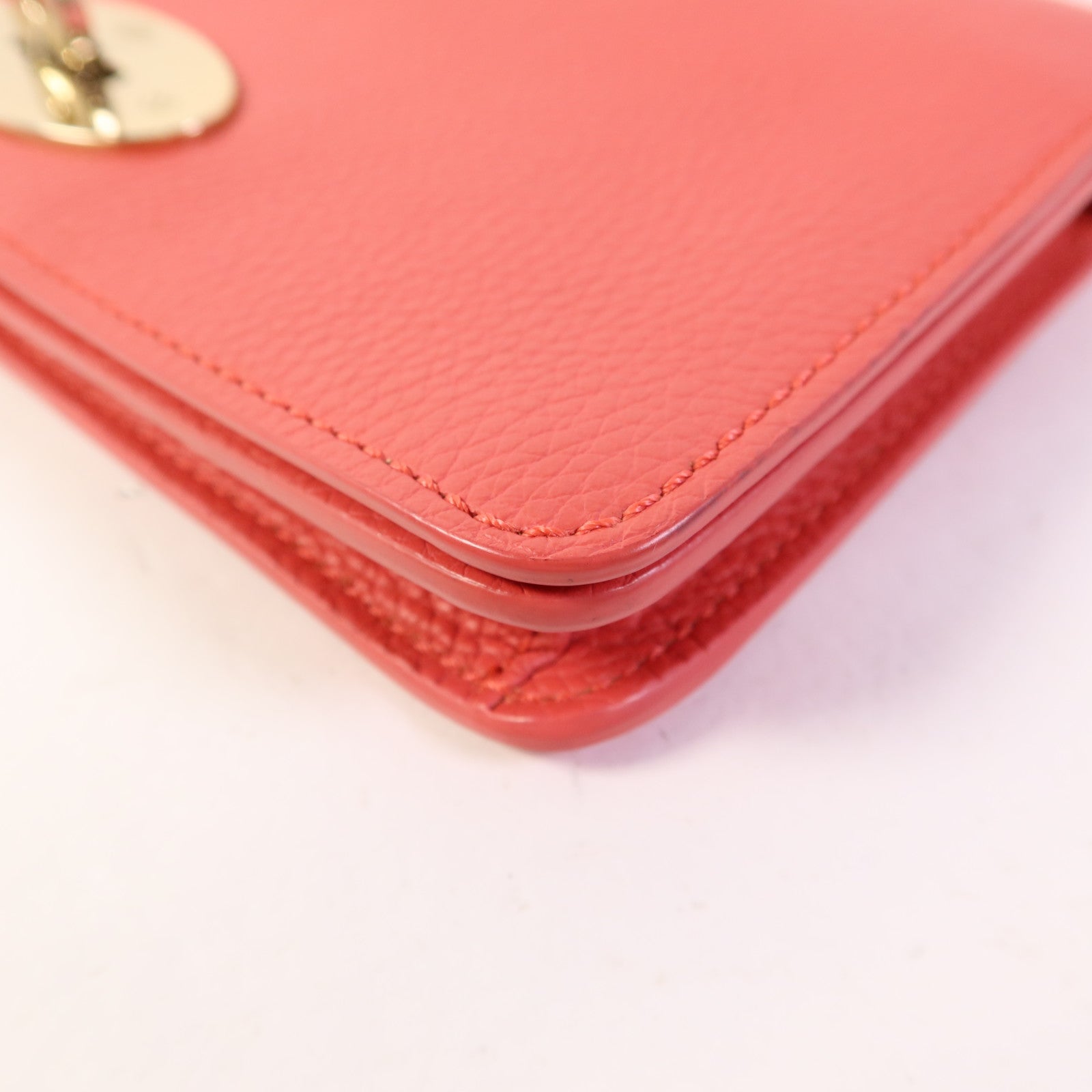 MULBERRY 牛皮皮革Chain Shoulder Bag金扣鏈帶肩背袋