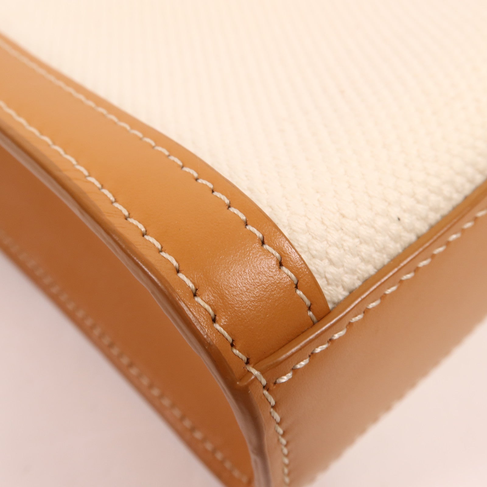 CELINE 帆布Mini Vertical Cabas金扣手挽肩背兩用袋
