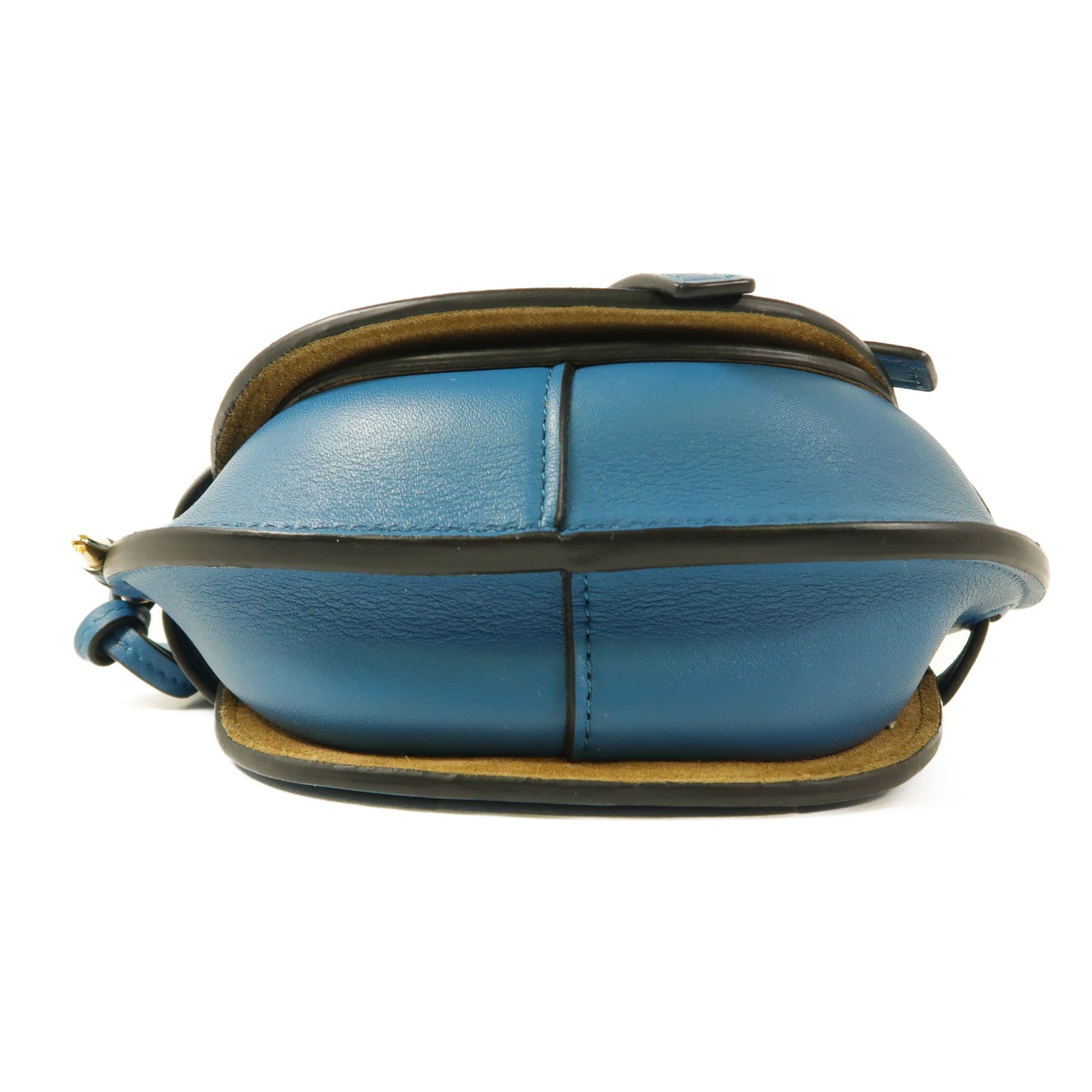 LOEWE 羊皮皮革Nano Gate金扣肩背袋