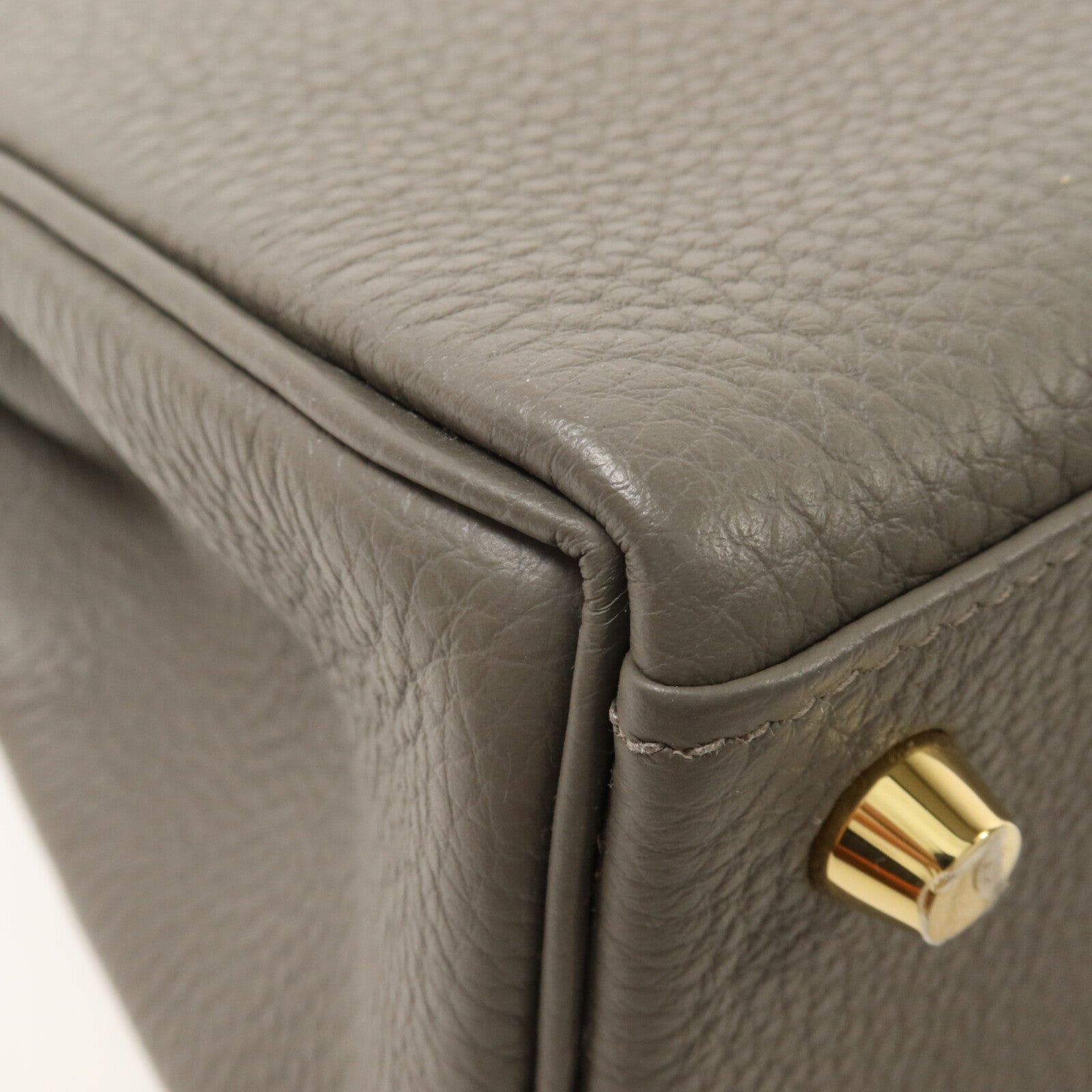 HERMES Togo皮革Kelly 25手挽肩背兩用袋Gris Meyer