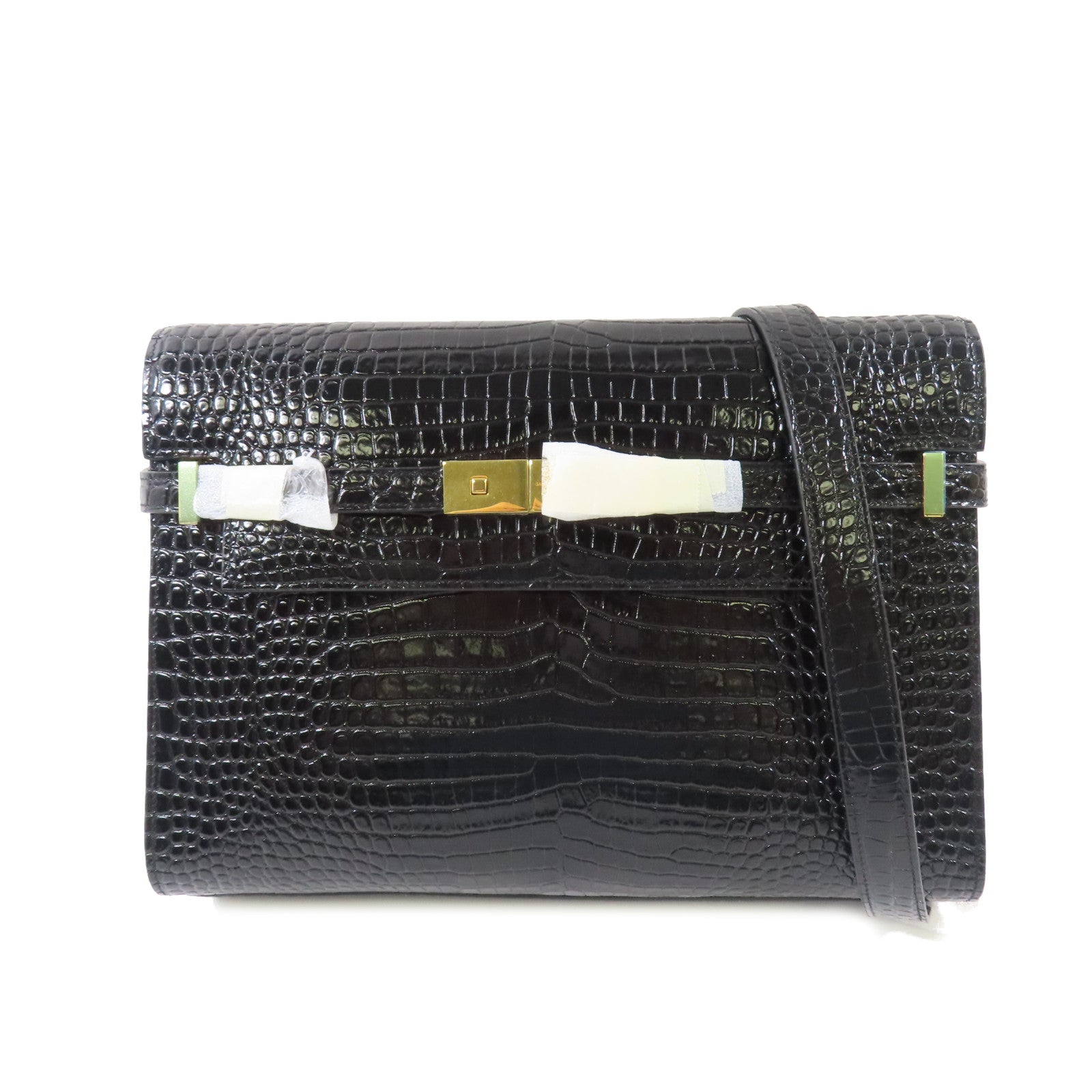 SAINT LAURENT【激減優惠】 牛皮皮革Manhattan In Box金扣肩背袋