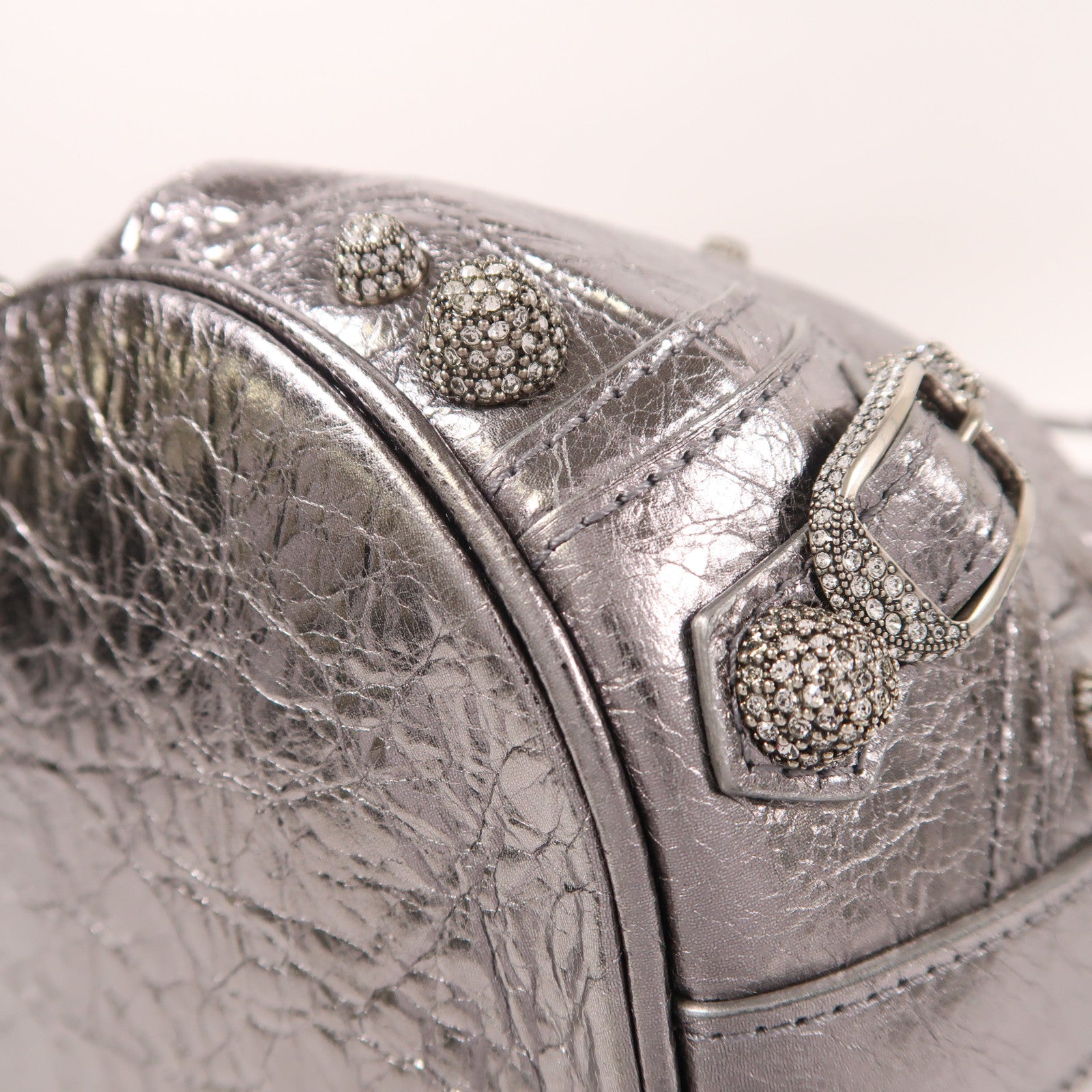 BALENCIAGA 牛皮皮革Le Cagole Xs Bucket銀扣肩背袋