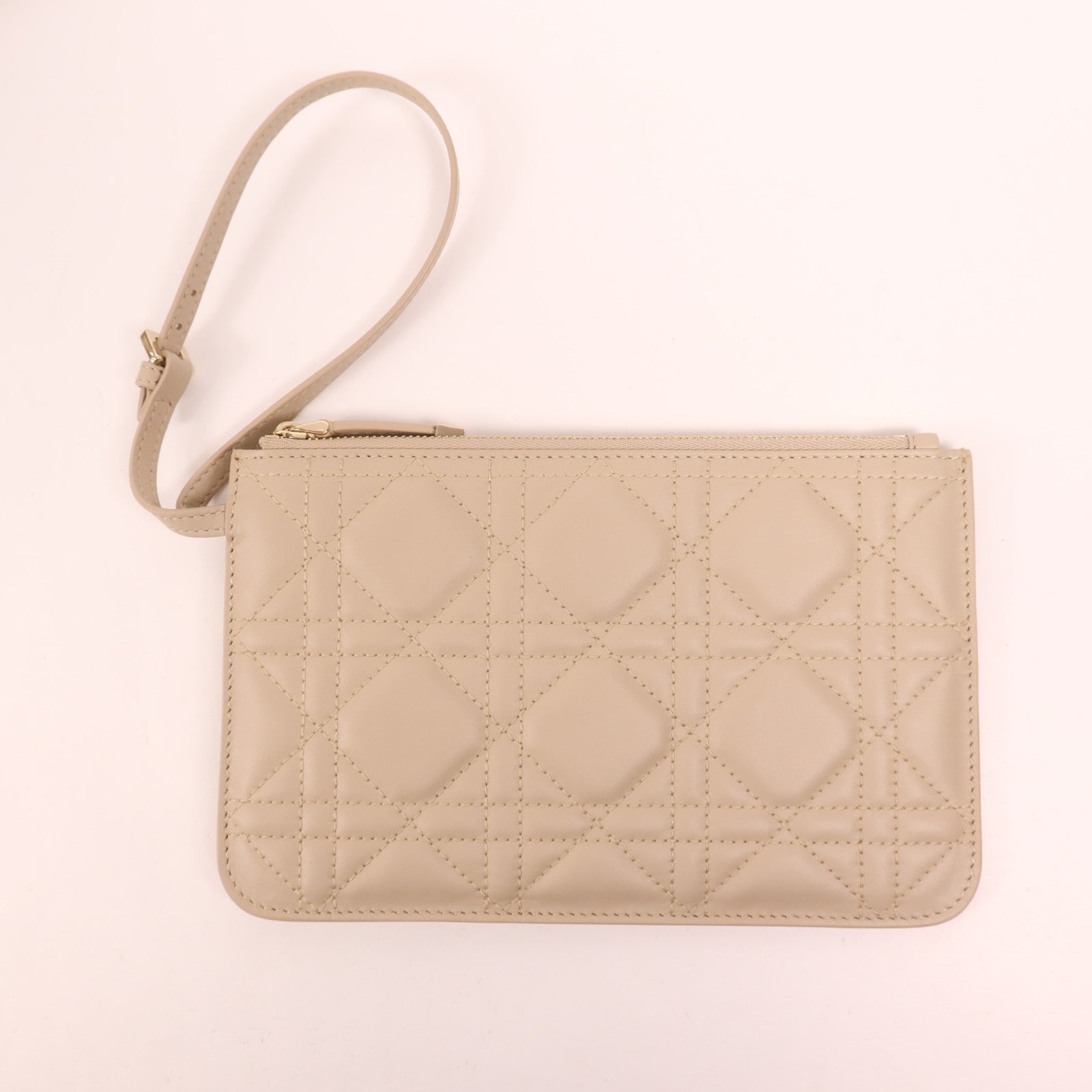 Dior 牛皮皮革Toujours Medium金扣手挽袋