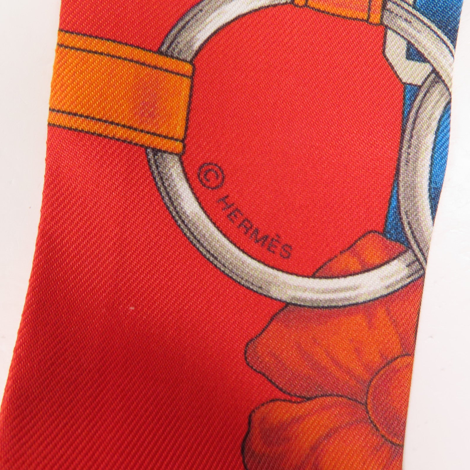 HERMES 【激減優惠】絲質Twilly絲巾