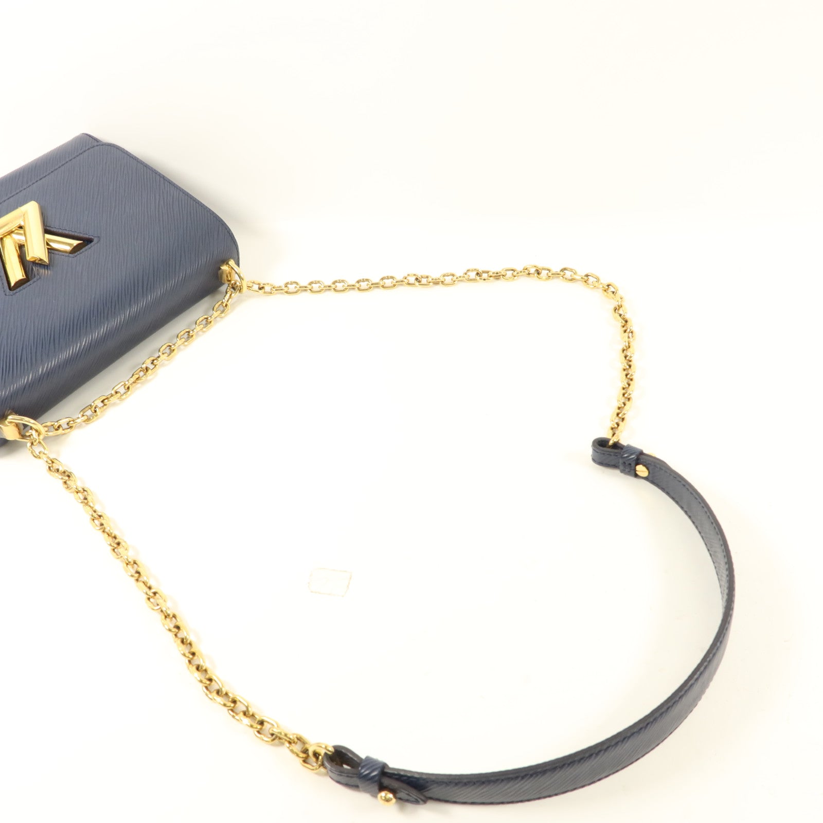 LOUIS VUITTON Epi Twist MM金扣鏈帶肩背袋