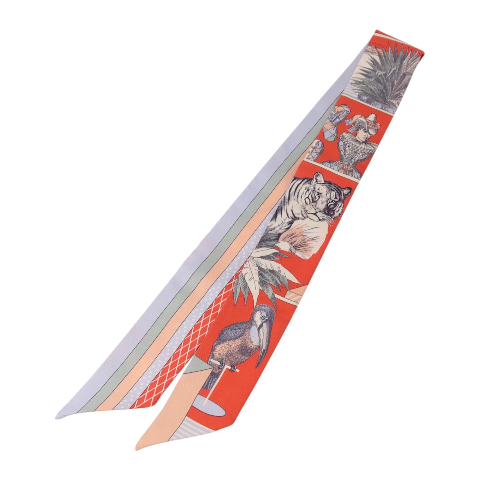 HERMES 絲質Twilly絲巾
