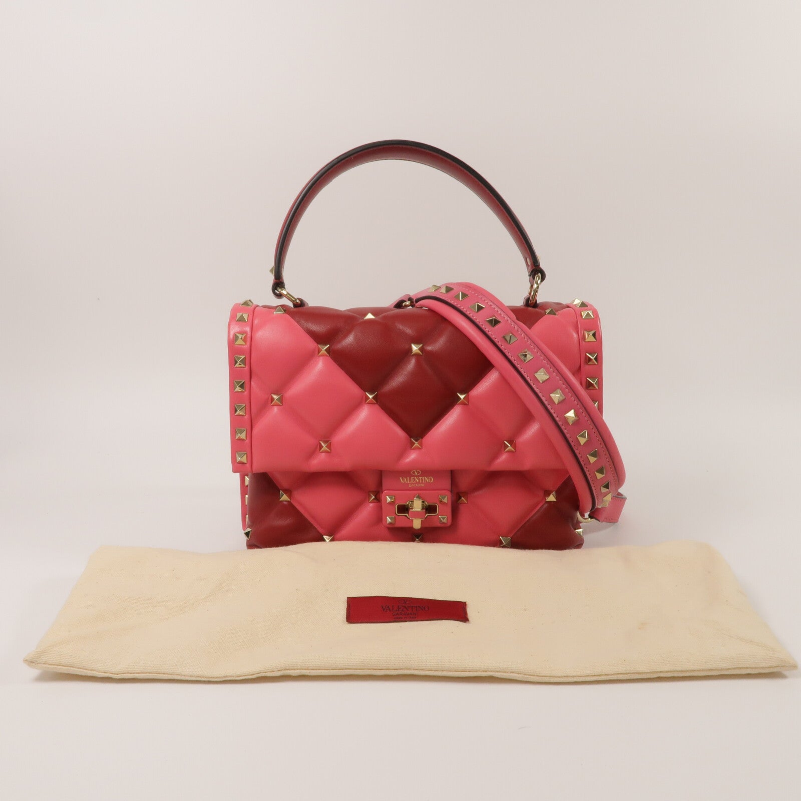 Valentino 牛皮皮革Shoulder Bag手挽肩背兩用袋
