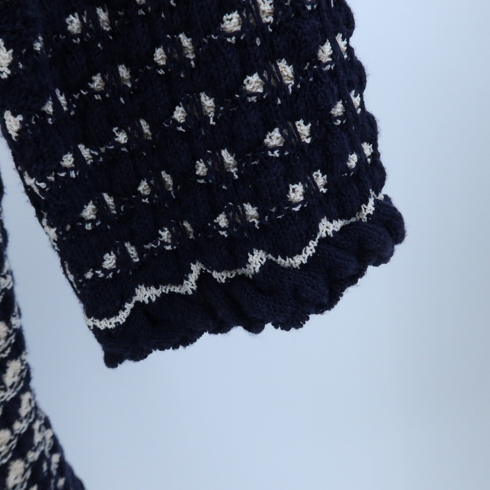 CHANEL Rayon/Cotton/Silk Cardigan針織