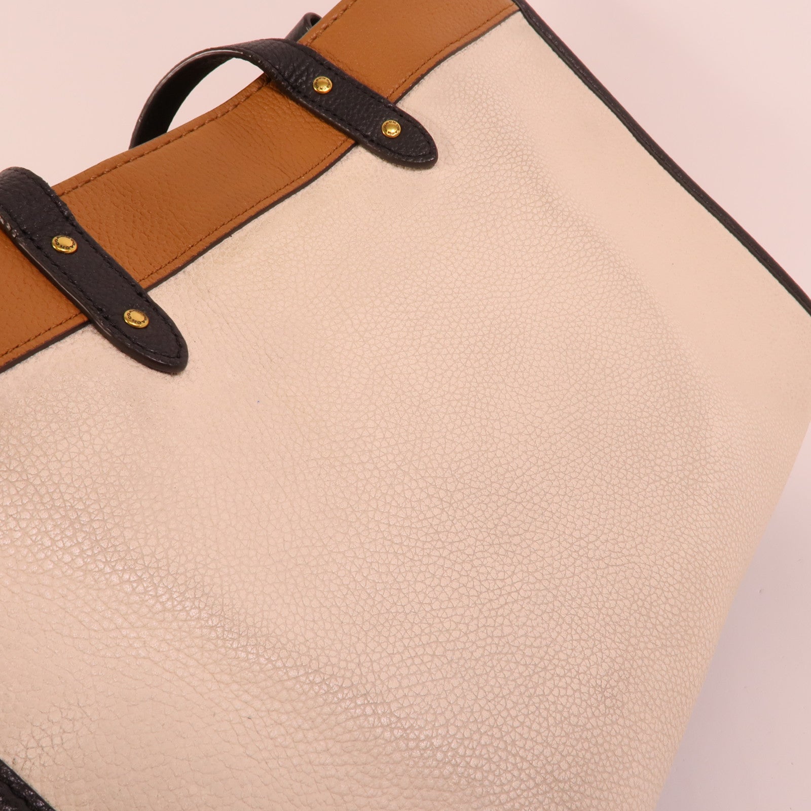 COACH 牛皮皮革Field Tote 30手挽肩背兩用袋