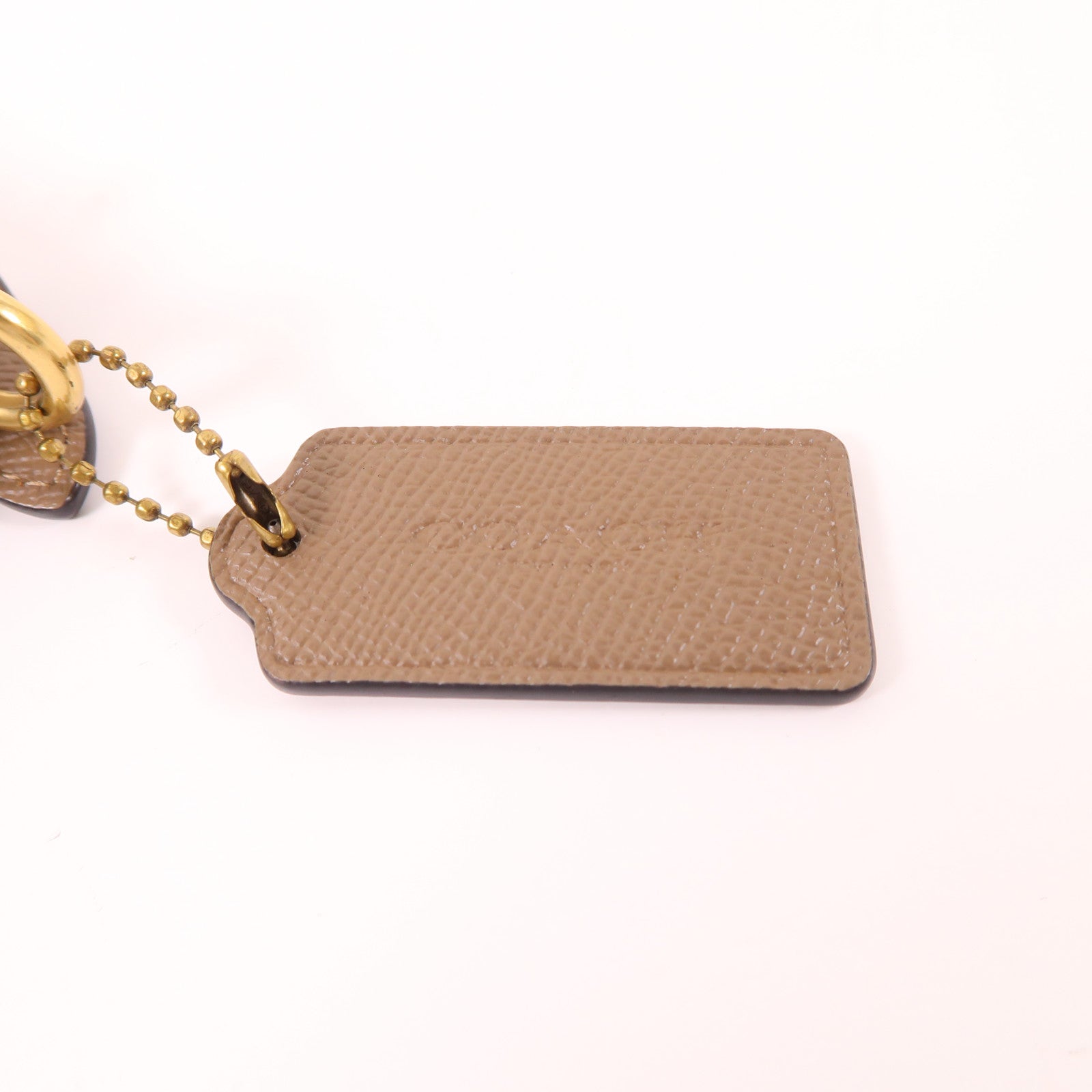 COACH 皮革Shoulder Bag金扣肩背袋
