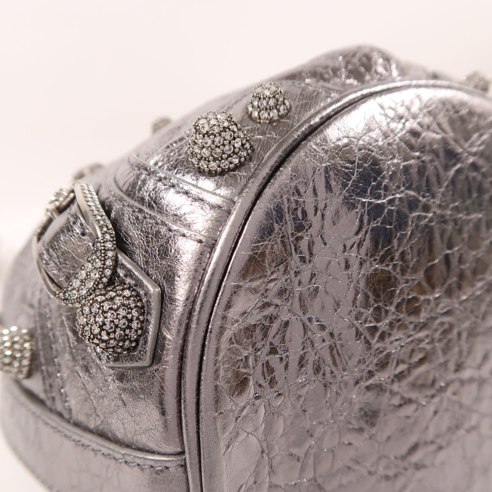 BALENCIAGA 牛皮皮革Le Cagole Xs Bucket銀扣肩背袋