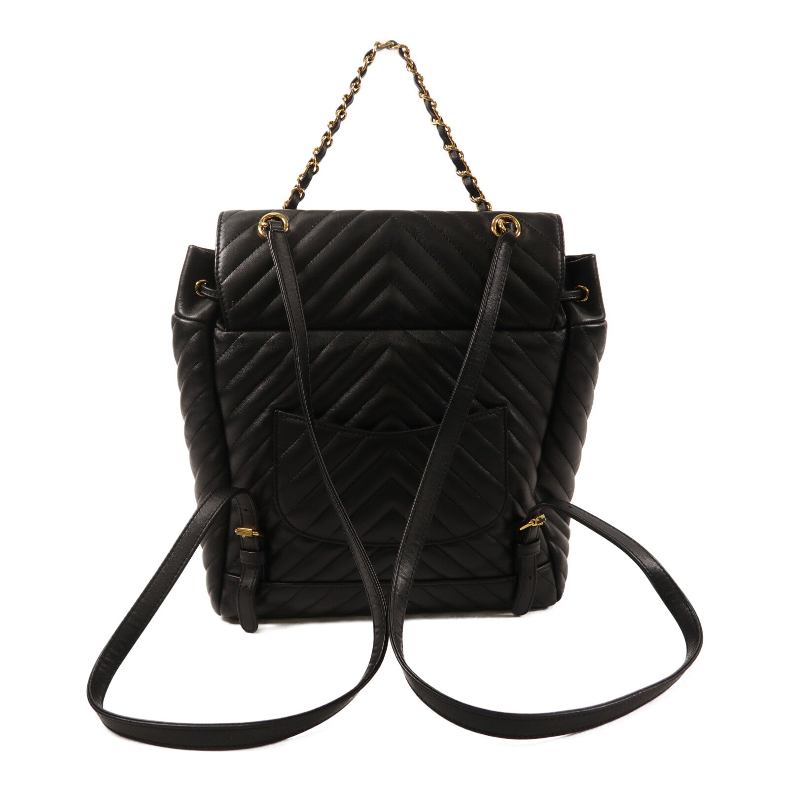 CHANEL 羊皮皮革Urban Spirit Backpack背包