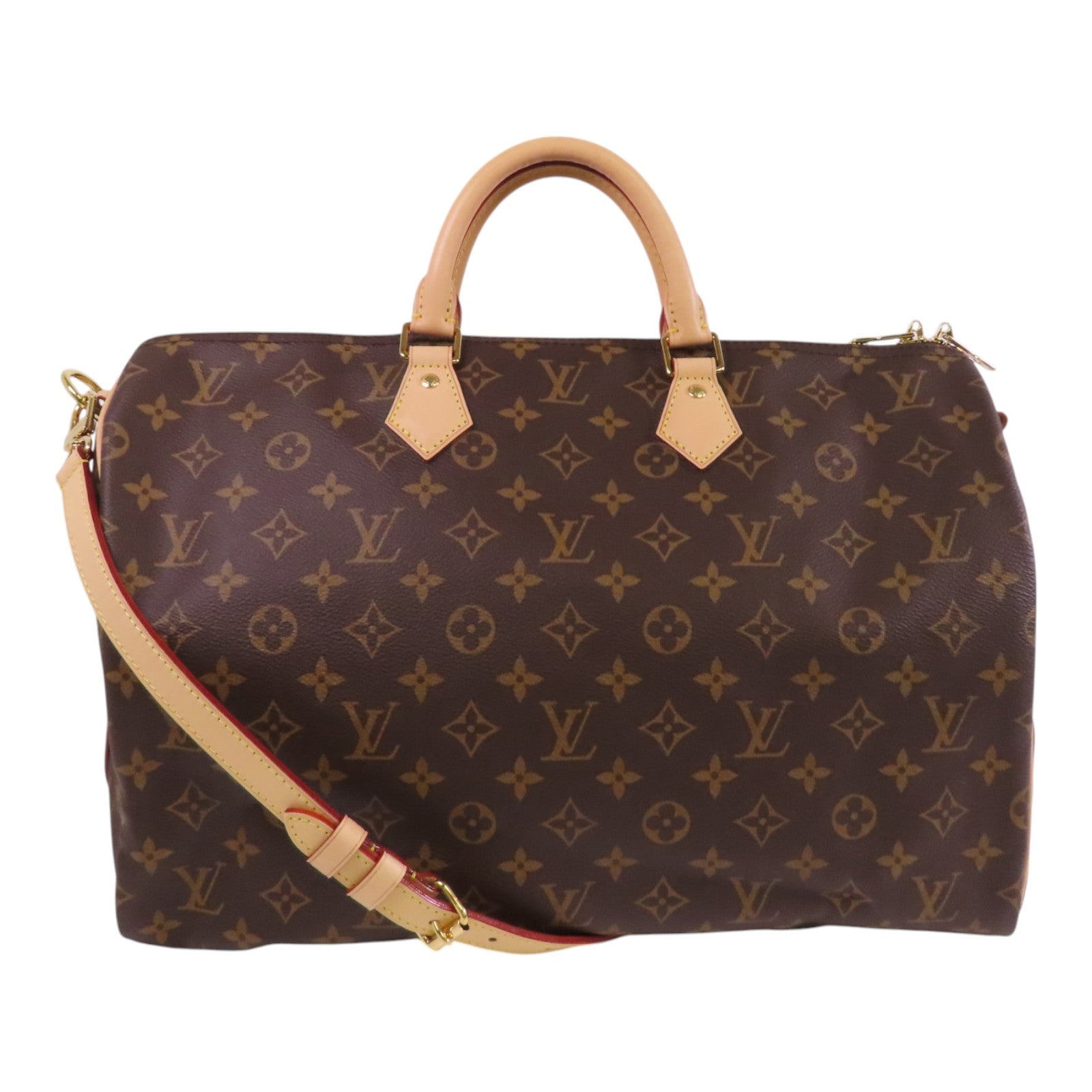 LOUIS VUITTON Monogram Speedy Bardouliere 40金扣手挽肩背兩用袋
