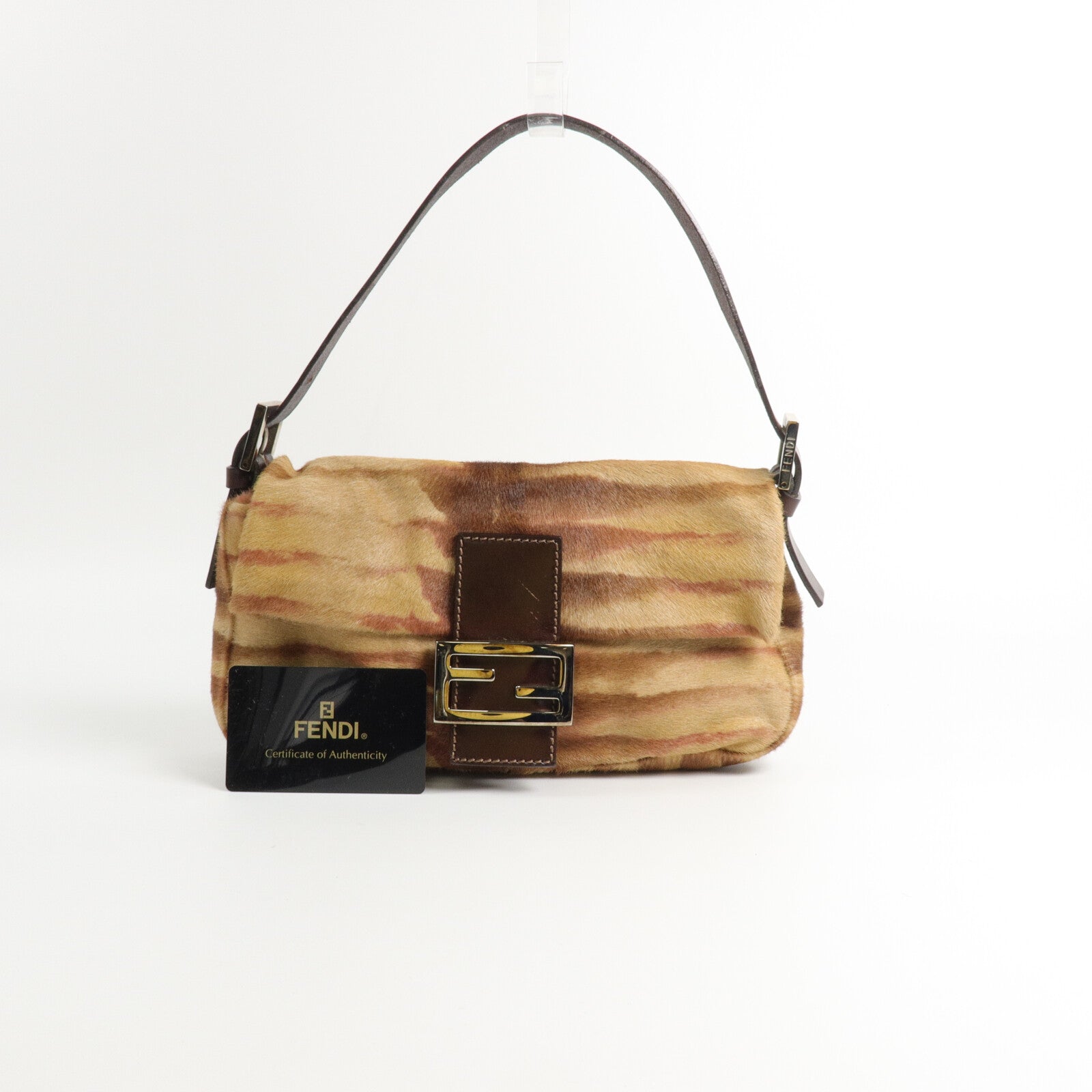 FENDI 馬毛Baguette手挽袋