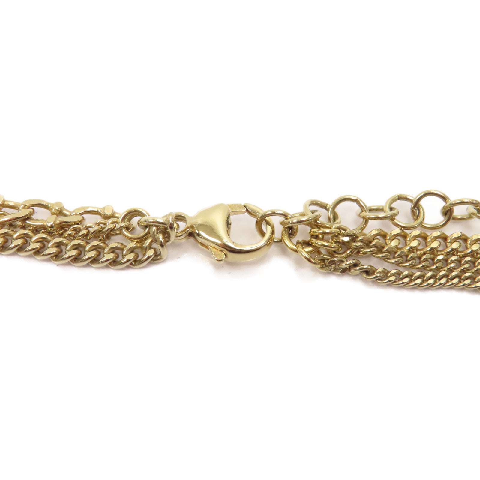 CHANEL 金屬/PVCNecklace項鍊金色/粉紅色