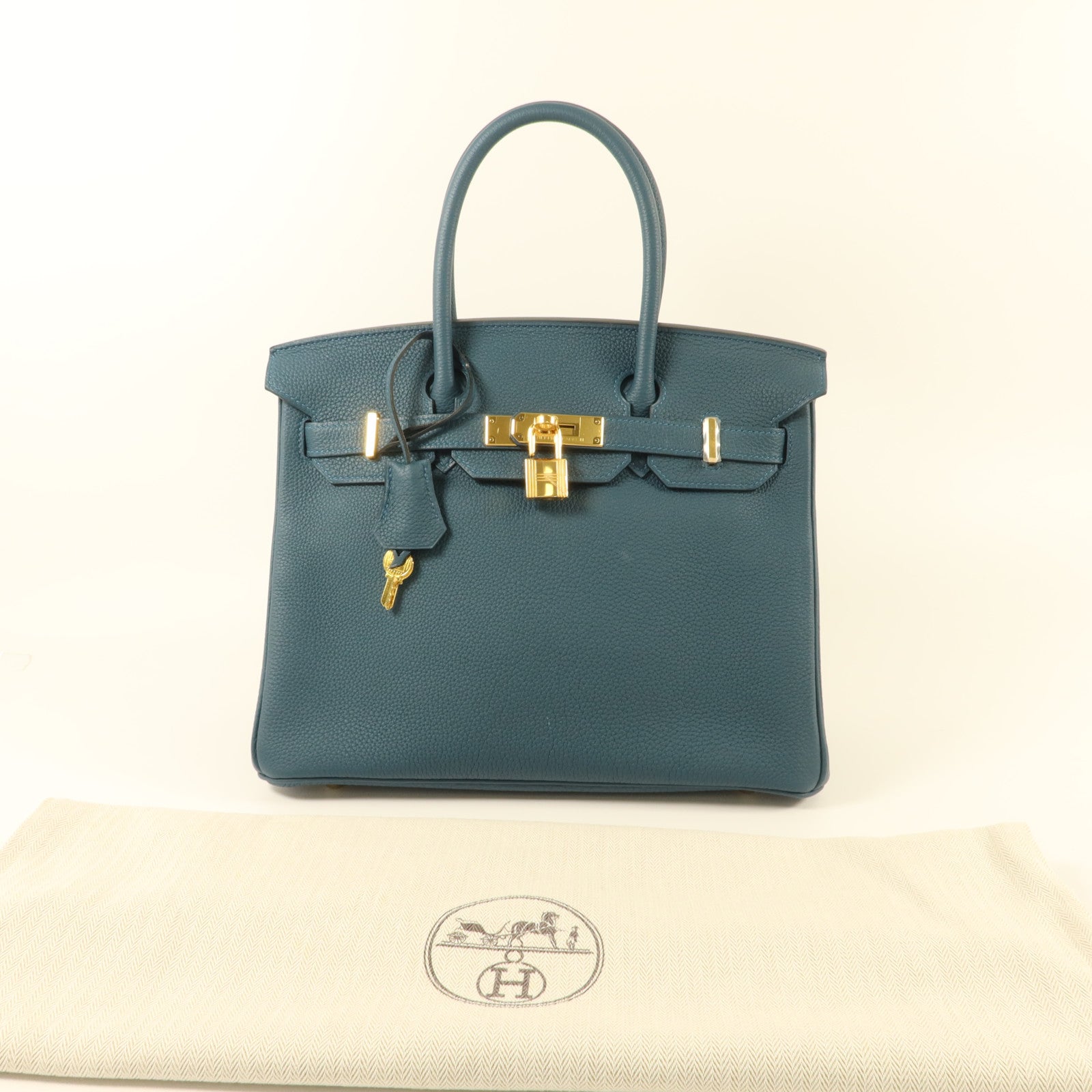 HERMES Togo皮革Birkin 30手挽袋Colvert