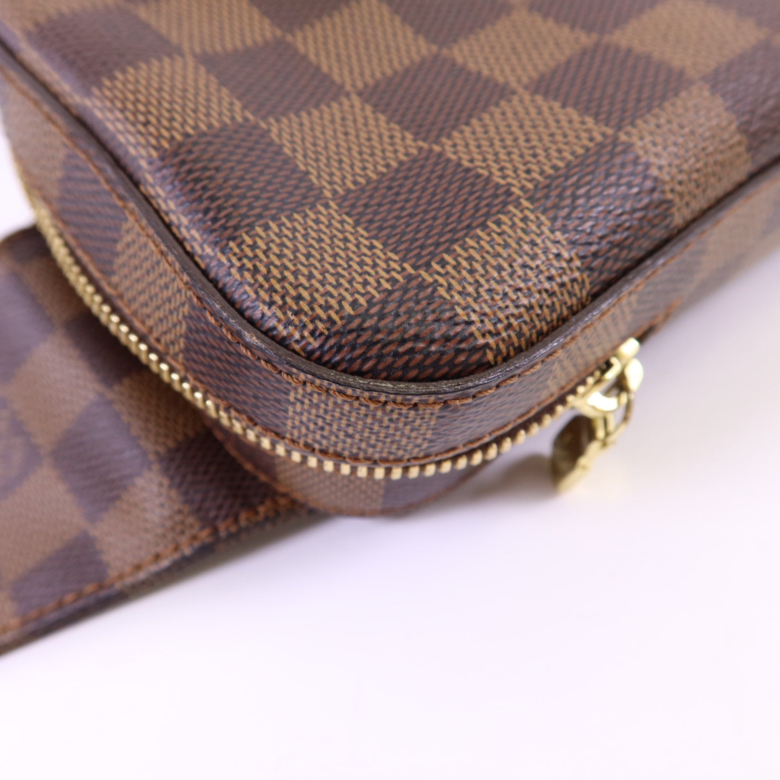 LOUIS VUITTON Damier Geronimos金扣腰包
