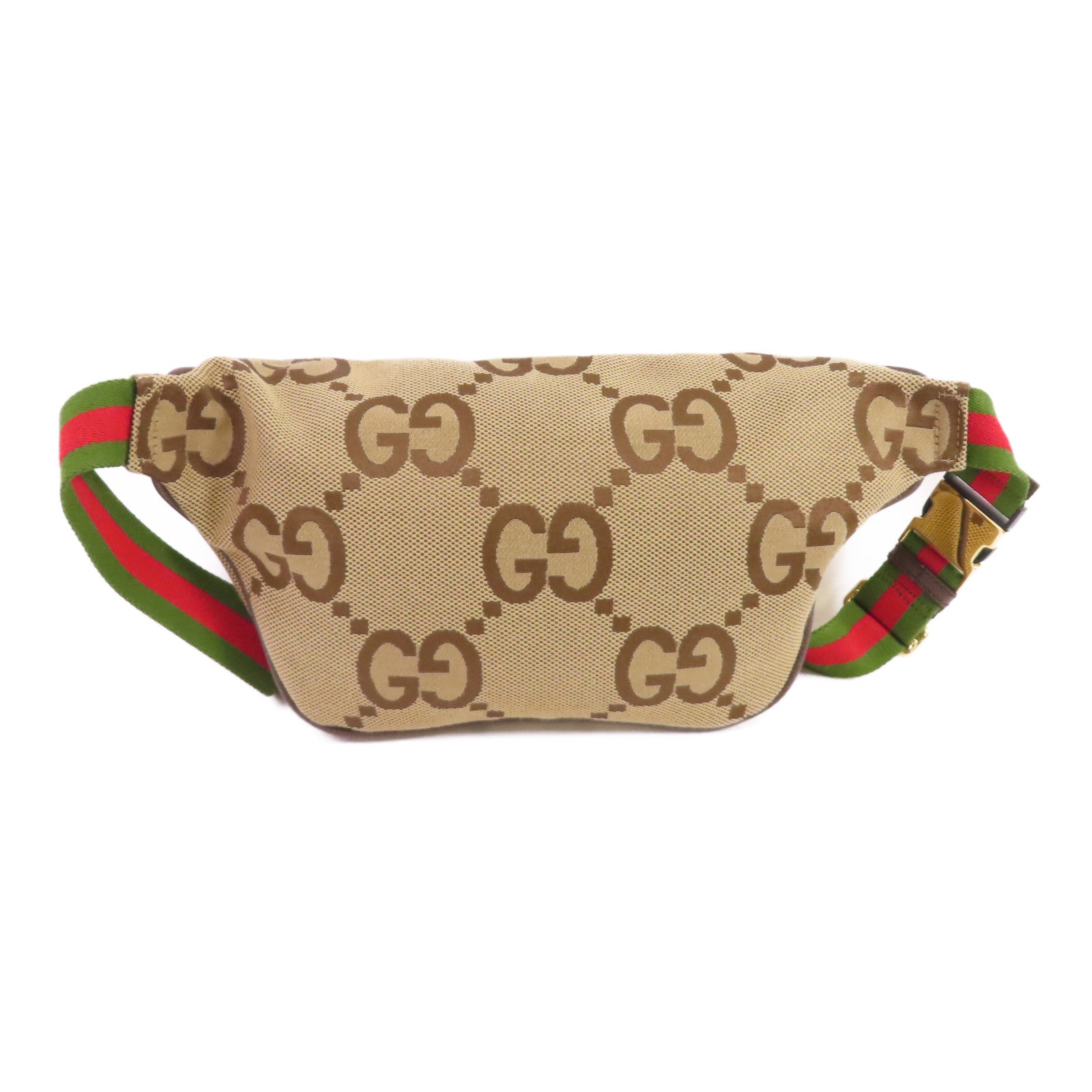 GUCCI GG帆布Jumbo GG Waist Bag金扣腰包