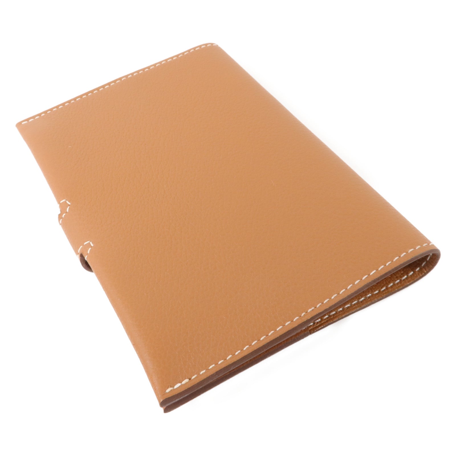 HERMES Evercolor皮革R.M.S Passport Holder護照套Gold