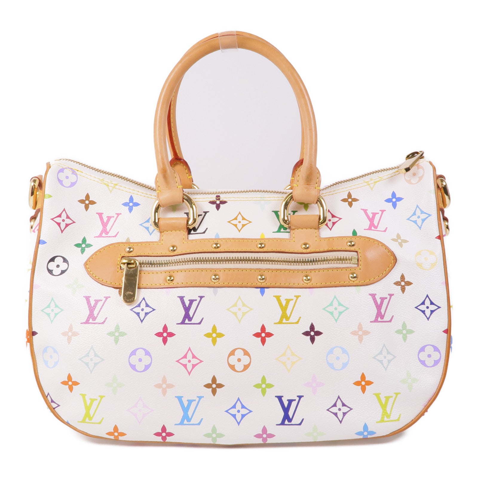 LOUIS VUITTON Monogram Multicolore Rita金扣手挽肩背兩用袋