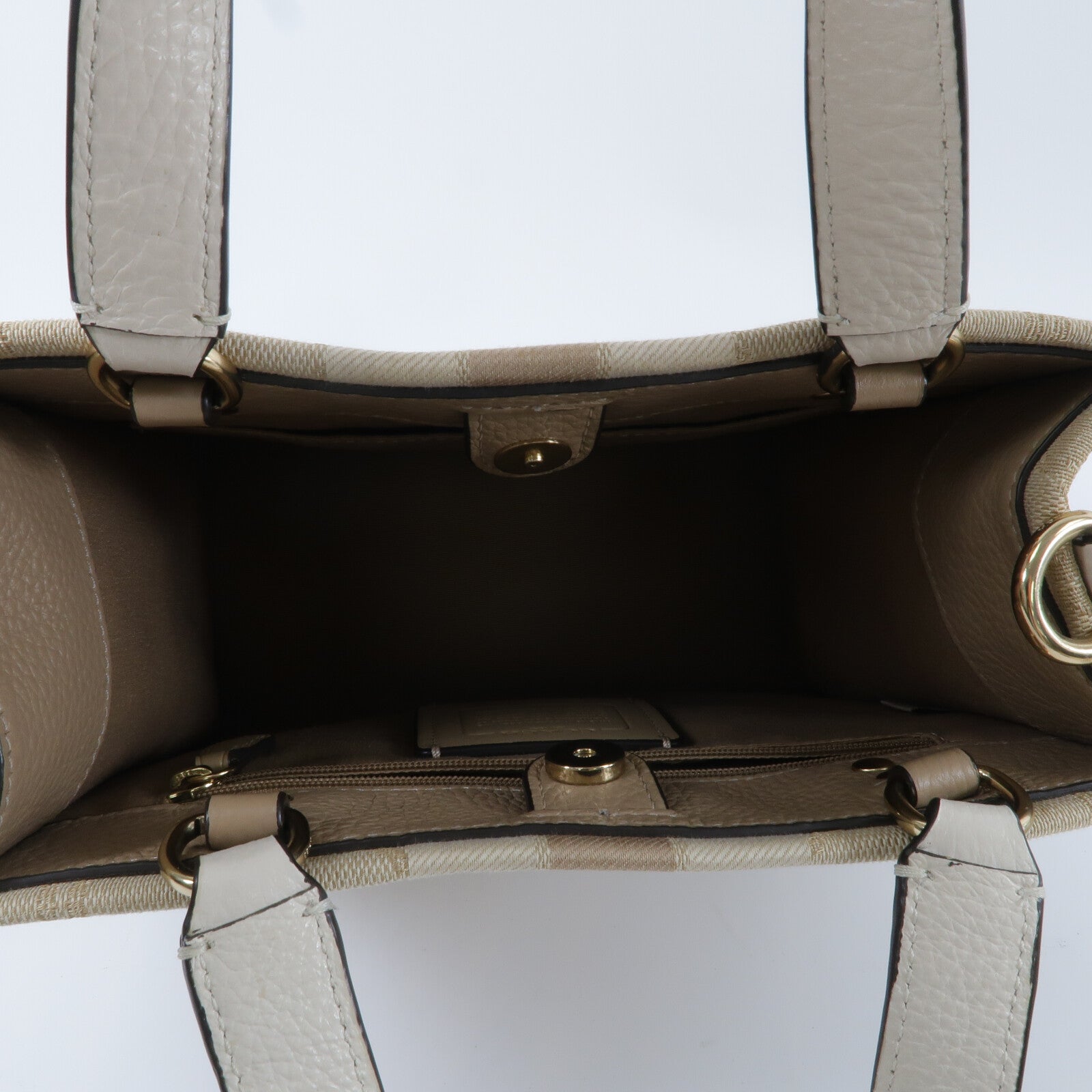 COACH 帆布2 Way Shoulder手挽肩背兩用袋