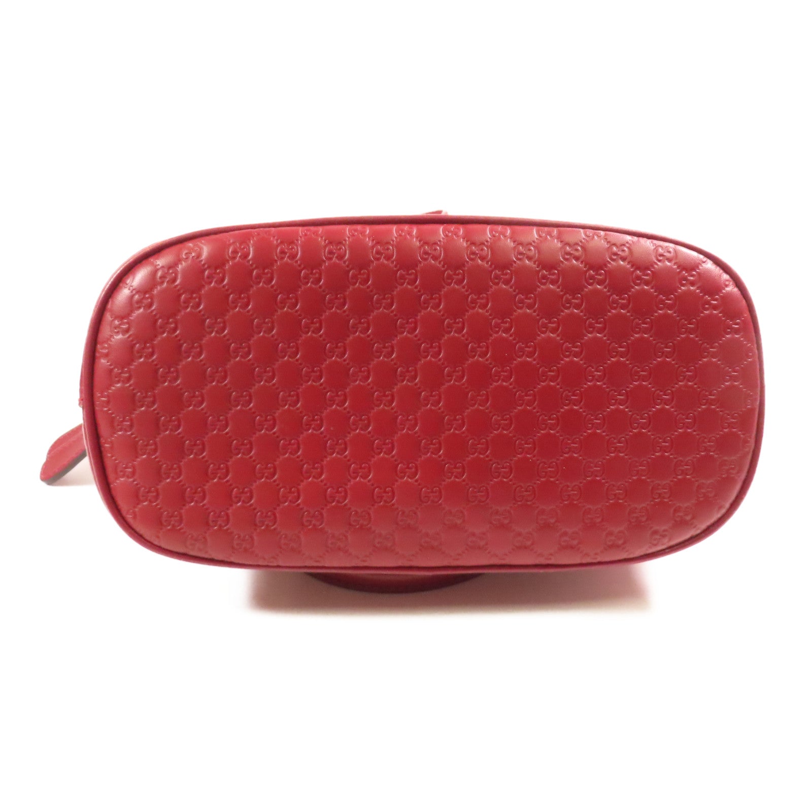 GUCCI 牛皮皮革Mini Dome銀扣手挽肩背兩用袋