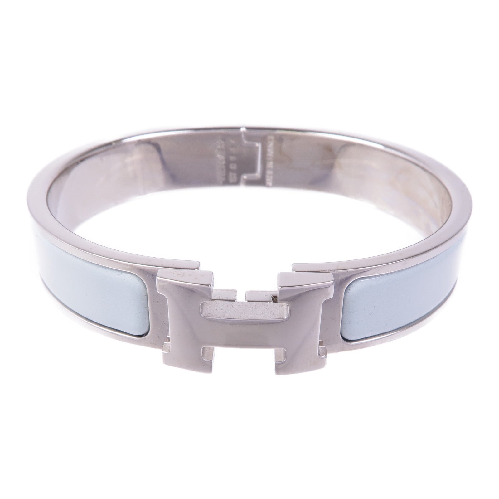 HERMES 金屬/琺瑯Clic-H Bracelet手鐲