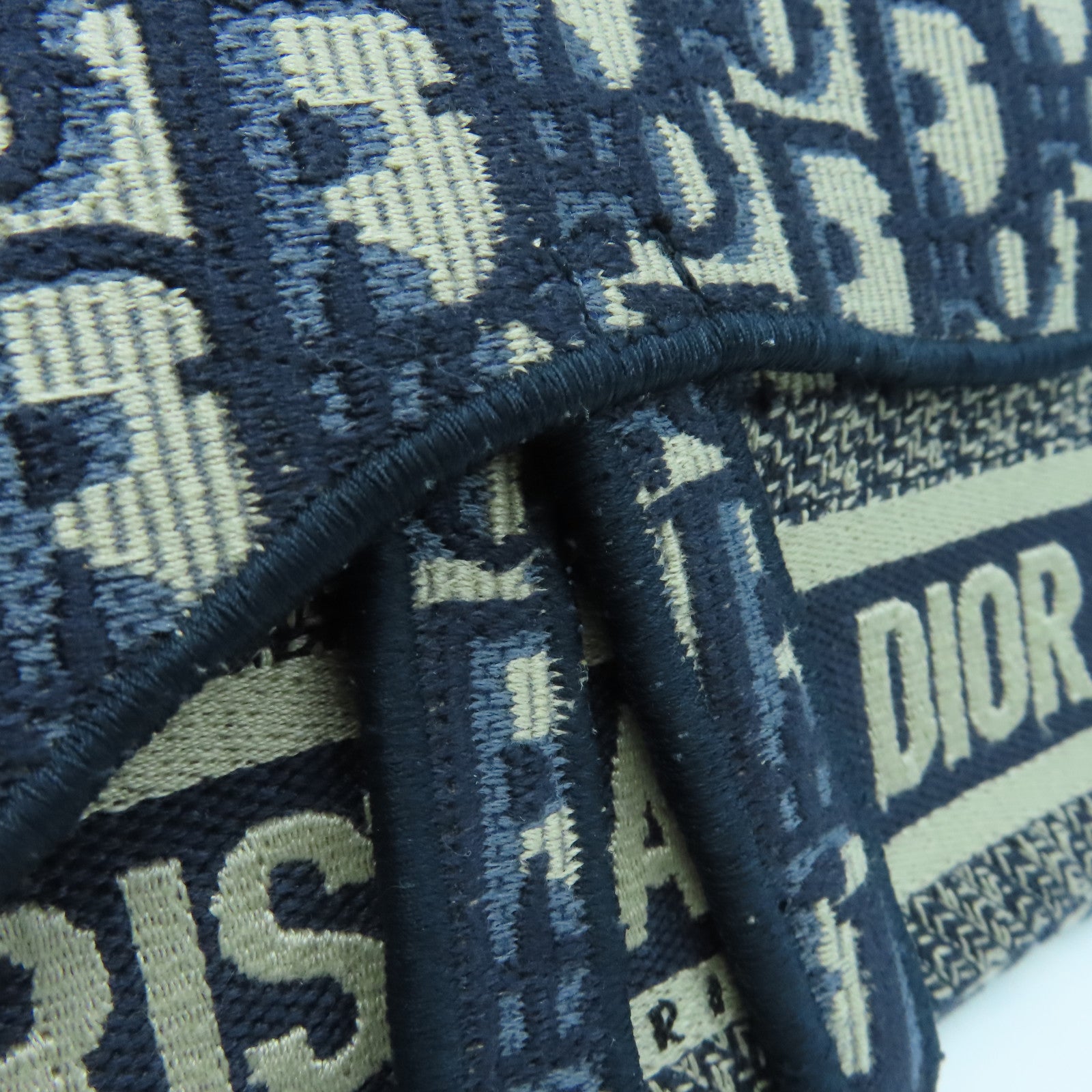 Dior 【激減優惠】帆布Belt Bag金扣腰包藍色