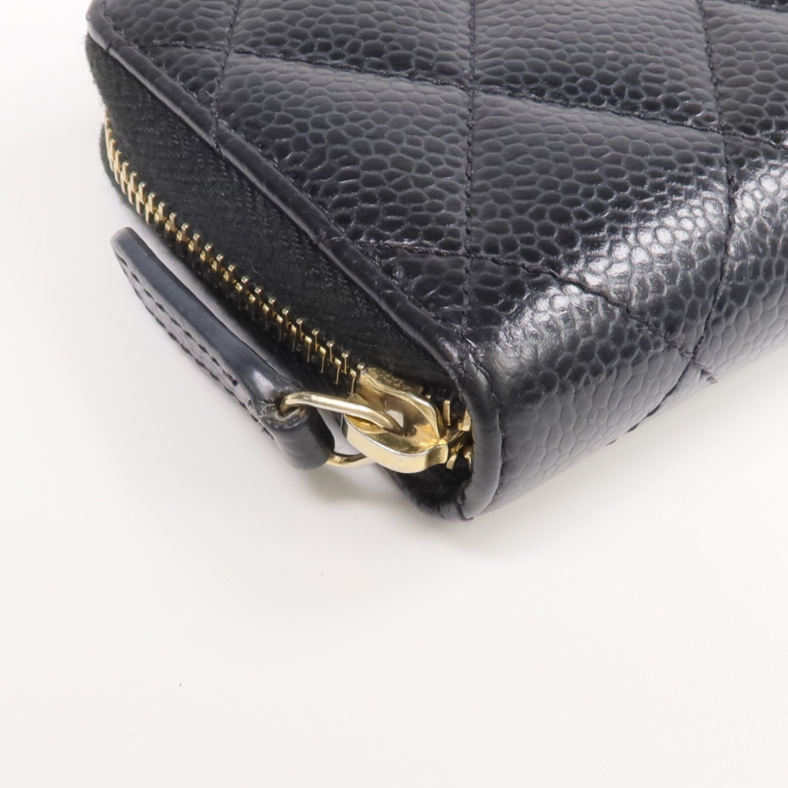 CHANEL 牛皮皮革Card/Coin Case金扣零錢包/卡片套