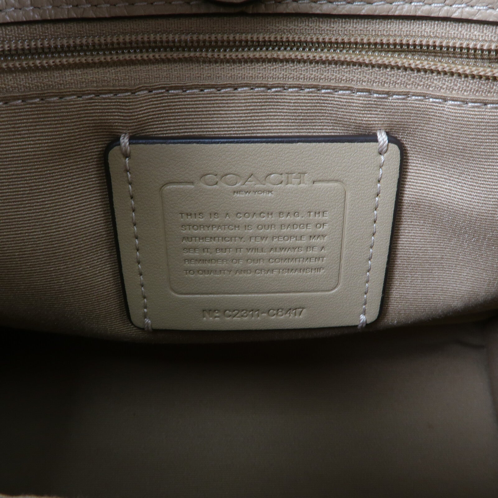 COACH 帆布2 Way Shoulder手挽肩背兩用袋